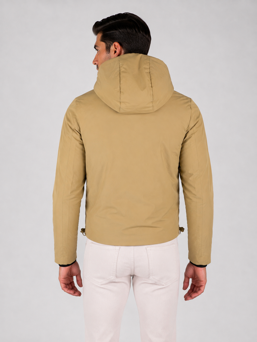 Giubbotto k-way uomo Jack St Warm Double reversibile black pure - beige khaki