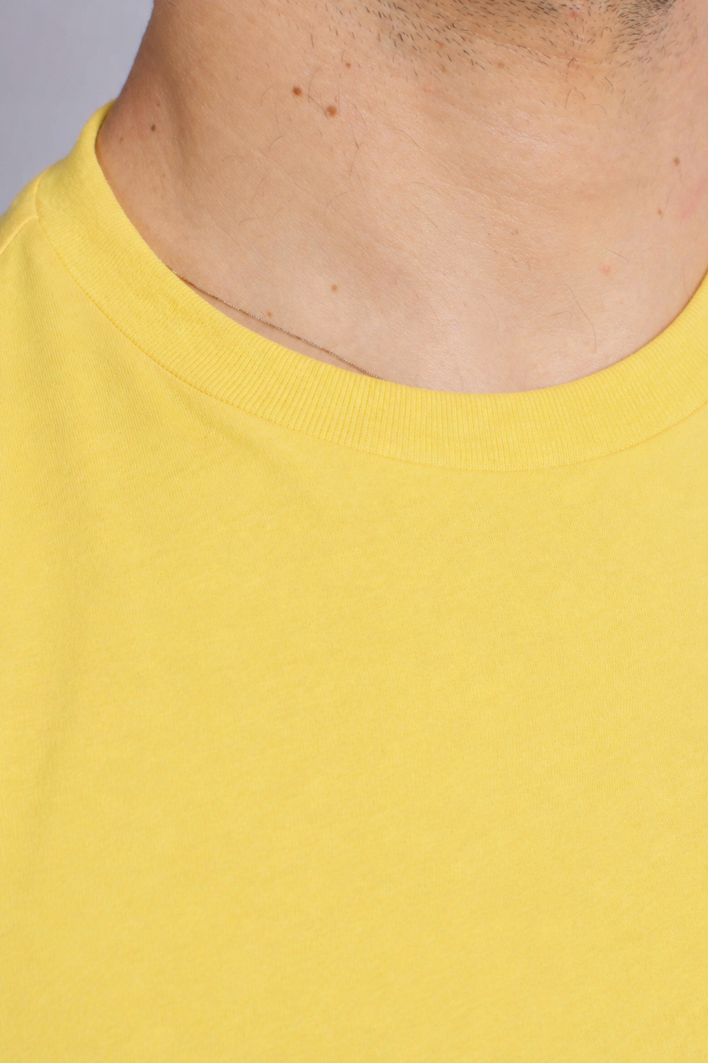 Maglietta in jersey Custom Slim-Fit yellow