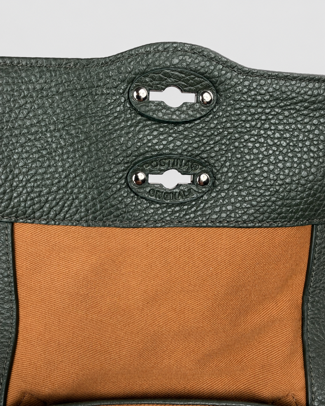 Zanellato borsa postina daily baby green giardino di boboli