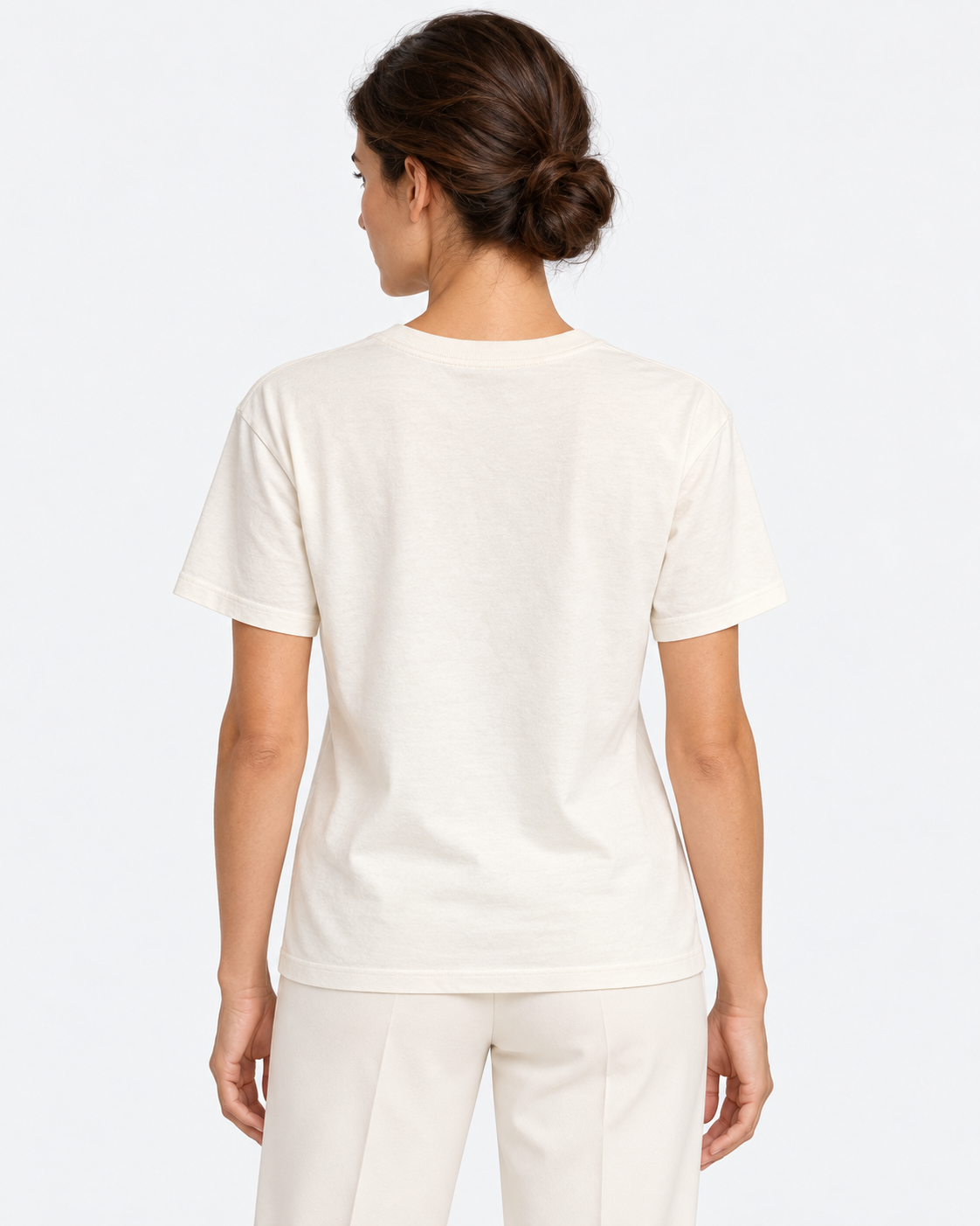 Polo Ralph Lauren T-shirt Donna Polo Bear in Cotone Avorio