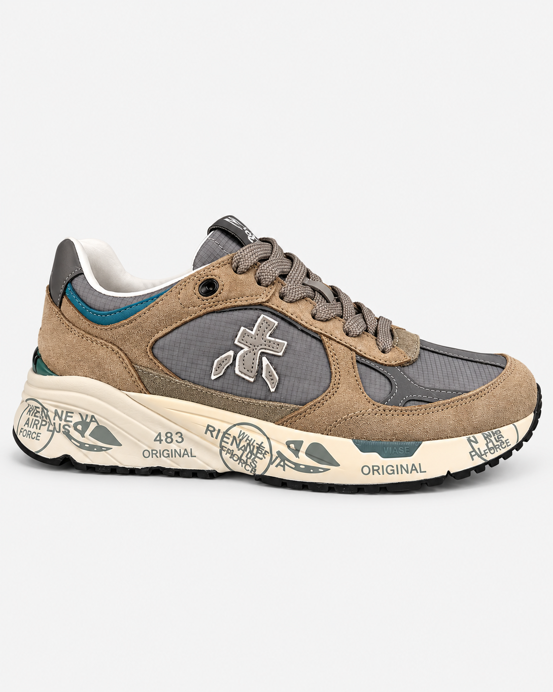 Premiata Mase 8520 Sneakers Donna Beige Grigio