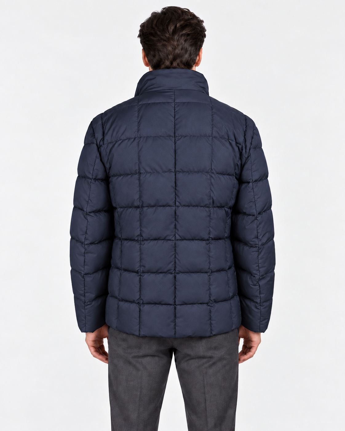 Fay Piumino corto uomo Double Front blu