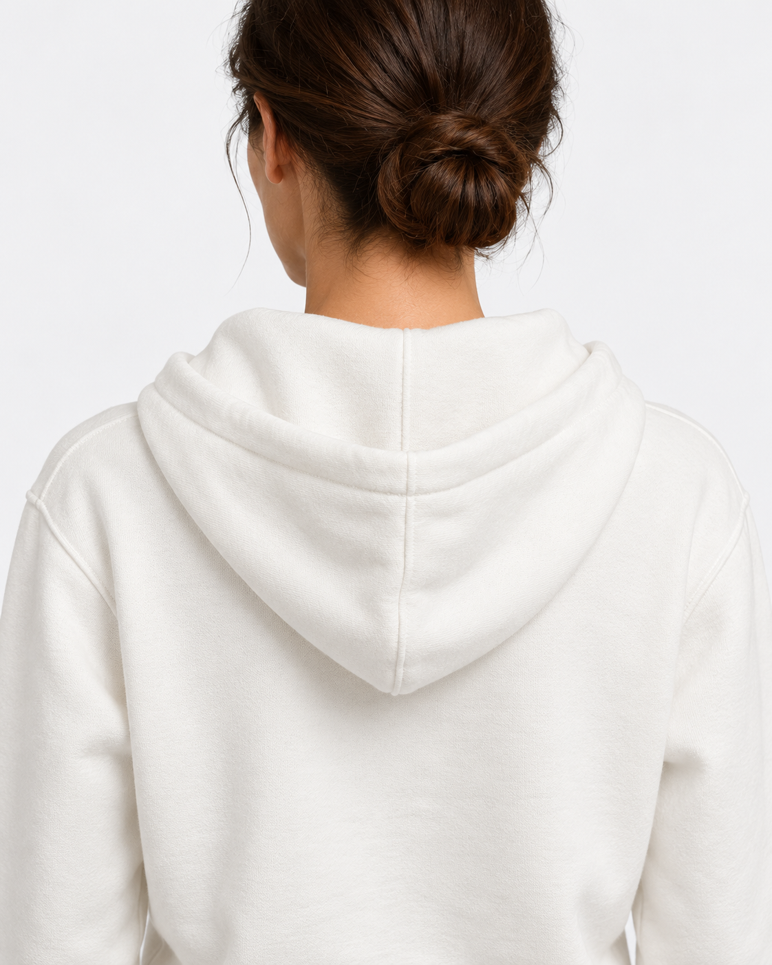 Polo Ralph Lauren Felpa Donna Bianca con Cappuccio e Zip