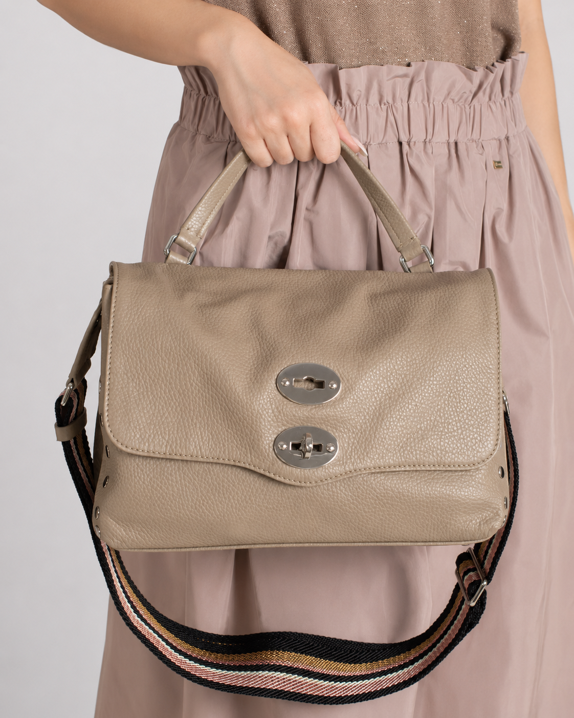 Borsa postina S daily giorno grey creta