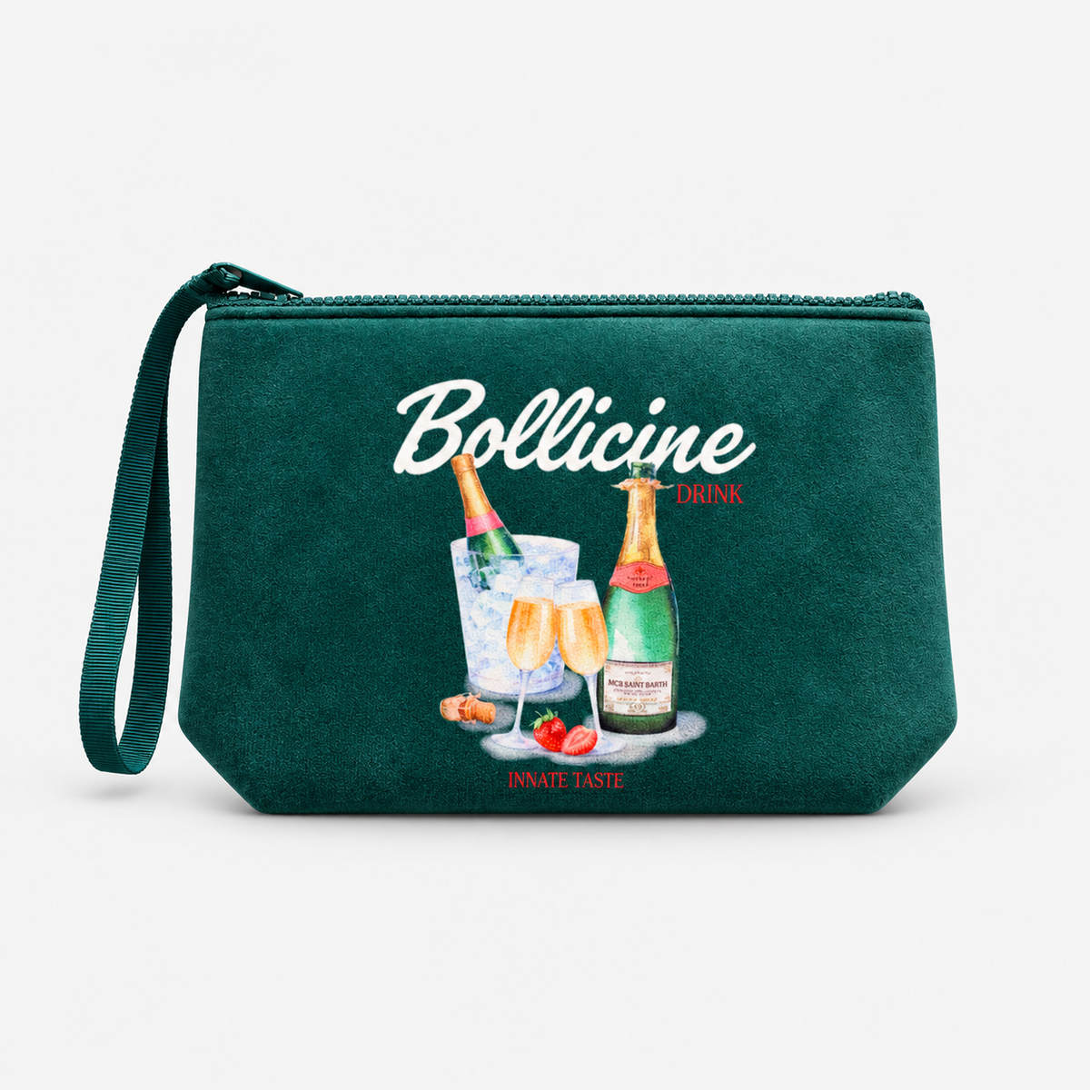 MC2 Saint Barth Pochette Donna Aline Bollicine Verde