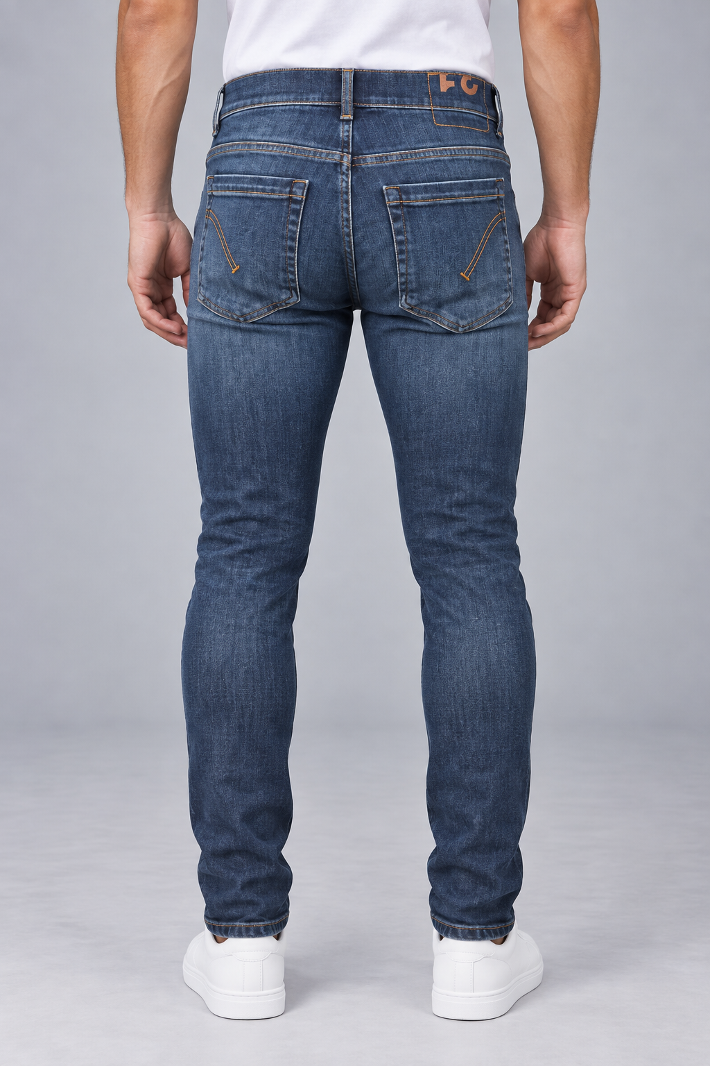 Dondup Men's George Slim Fit Jeans Blue