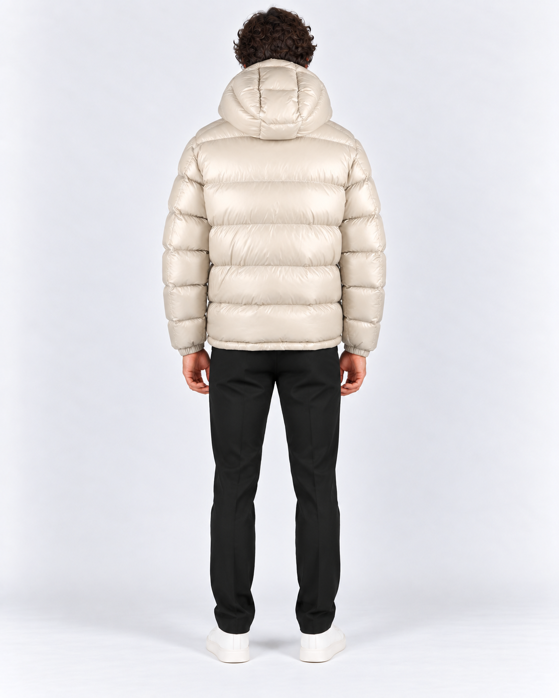 Herno Piumino uomo chantilly con cappuccio e zip a doppio cursore