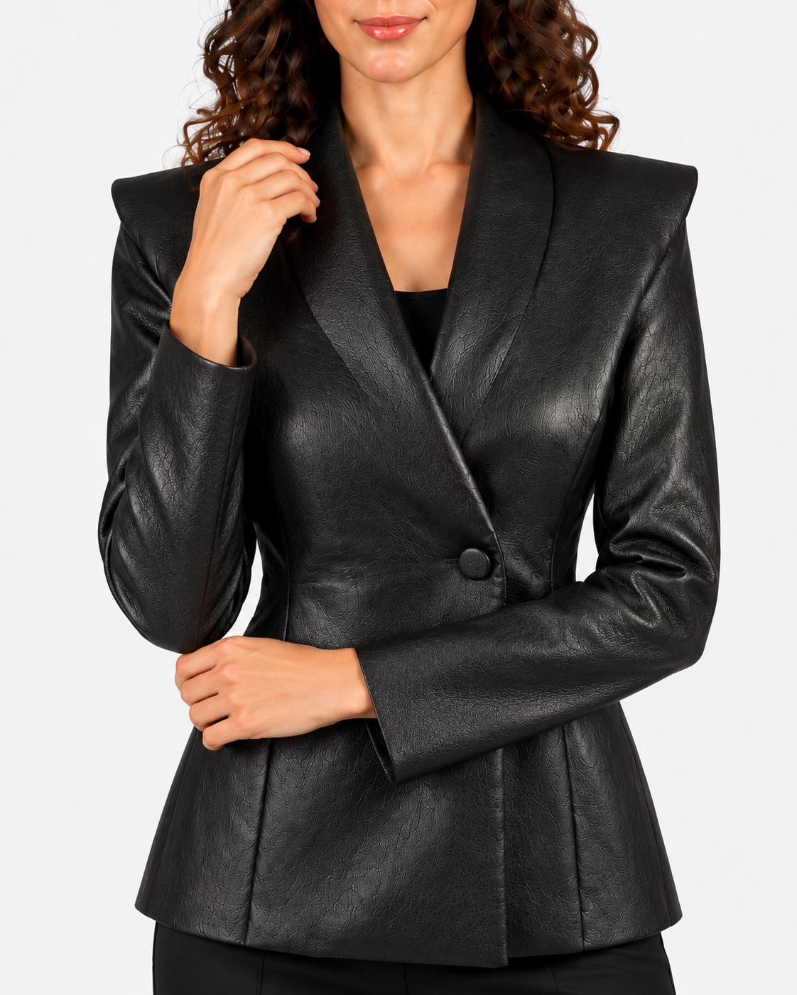 Imperial Giacca Donna Nera in Ecopelle