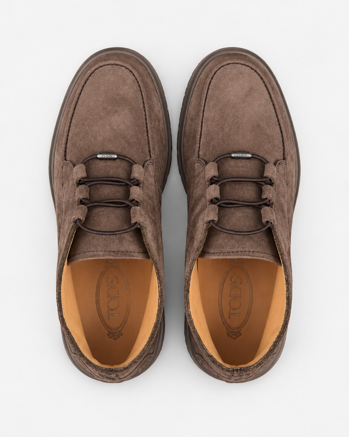 Tod’s Polacchino Uomo in Pelle Scamosciata Marrone