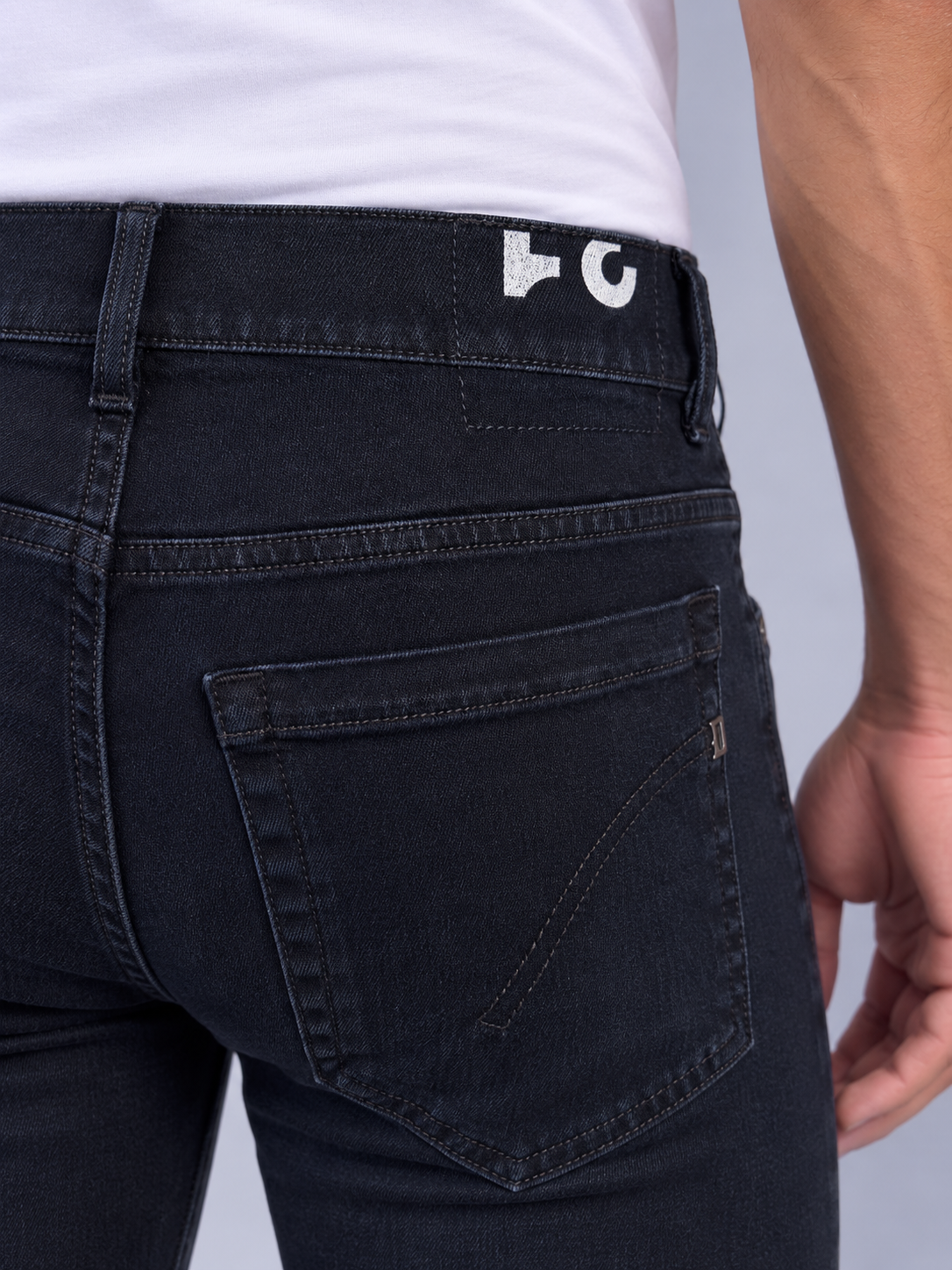 Dondup Jeans Uomo George Slim Fit Blue Navy
