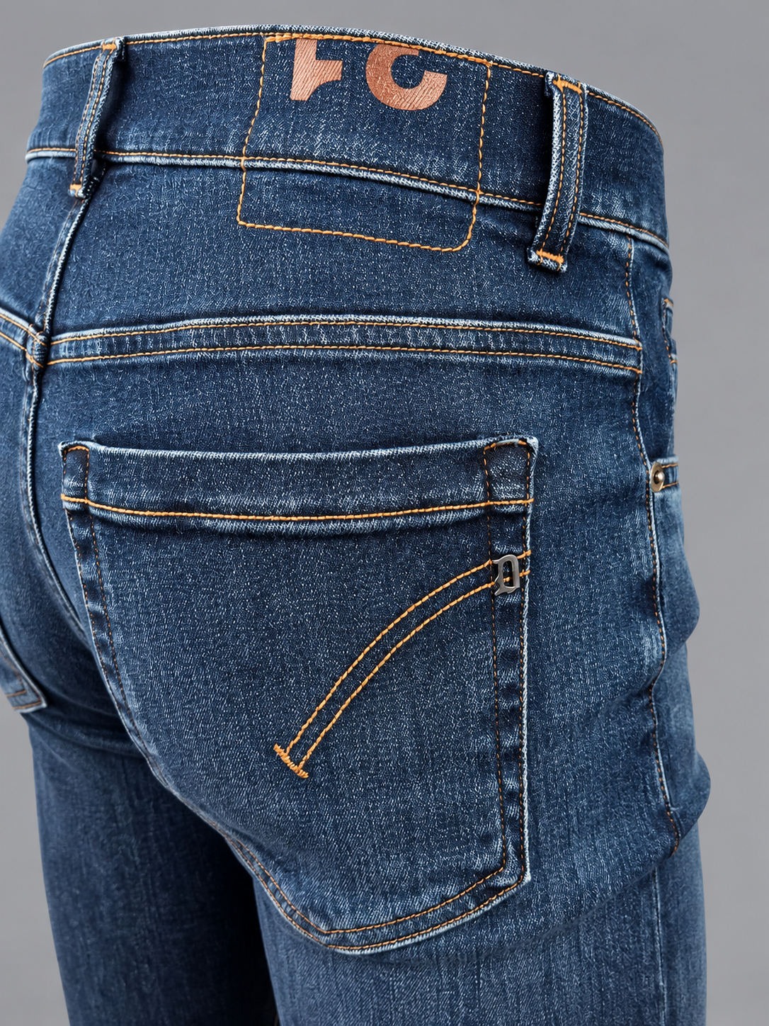 Dondup Men's George Slim Fit Jeans Blue