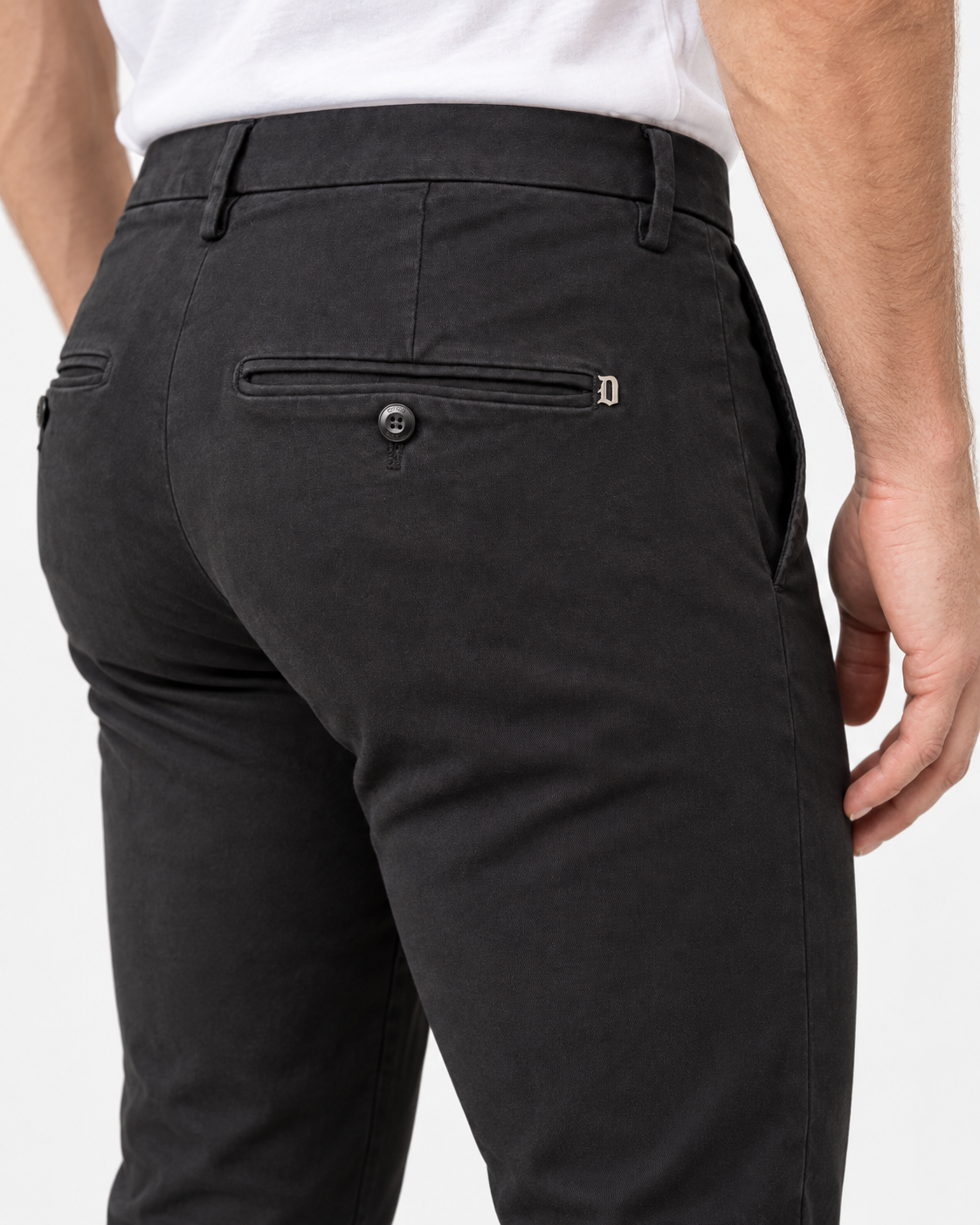 Dondup Pantalone uomo Gaubert nero