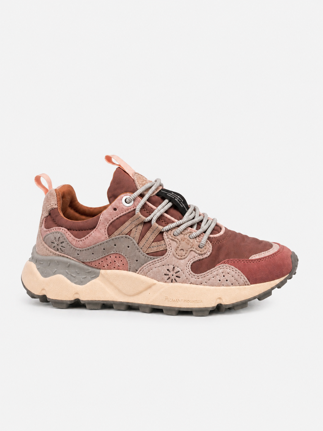 Flower mountain sneakers donna Yamano 3 rose-light pink-purple