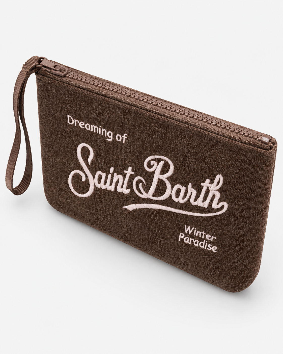 MC2 Saint Barth Pochette Donna Aline Wool Marrone