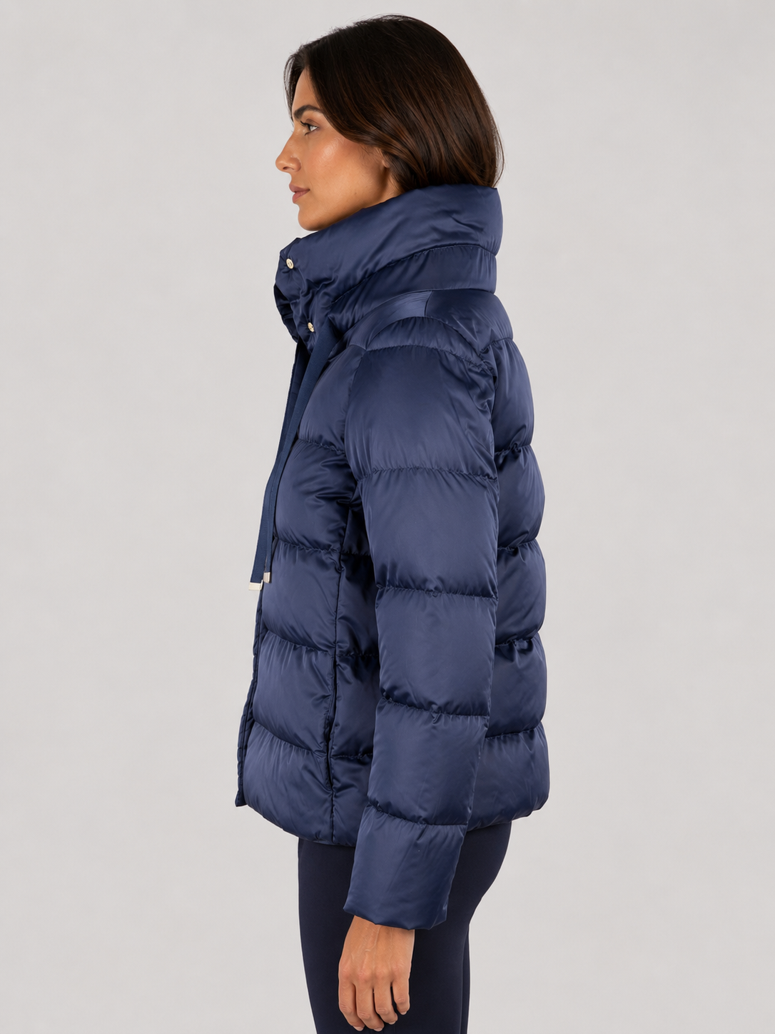 CAPPA IN SATIN NEW BLU