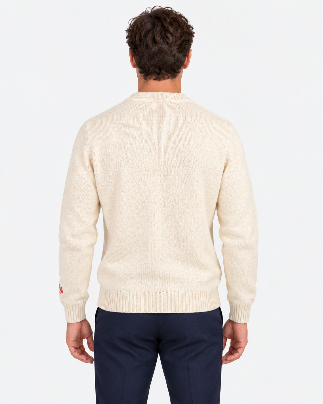 MC2 Saint Barth Maglia Uomo Bombardino Light Panna