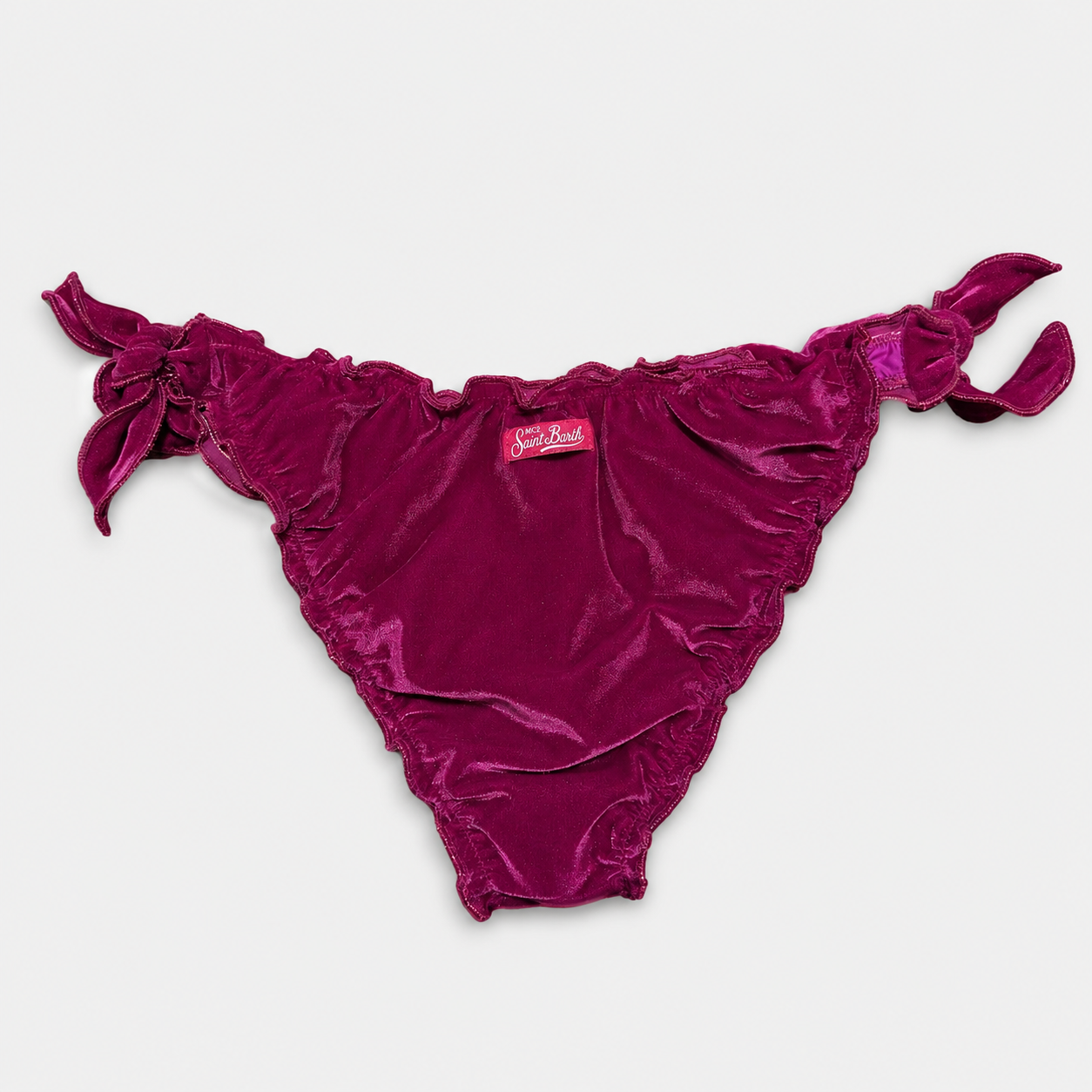Slip Moon MC2 Saint Barth in velluto fucsia