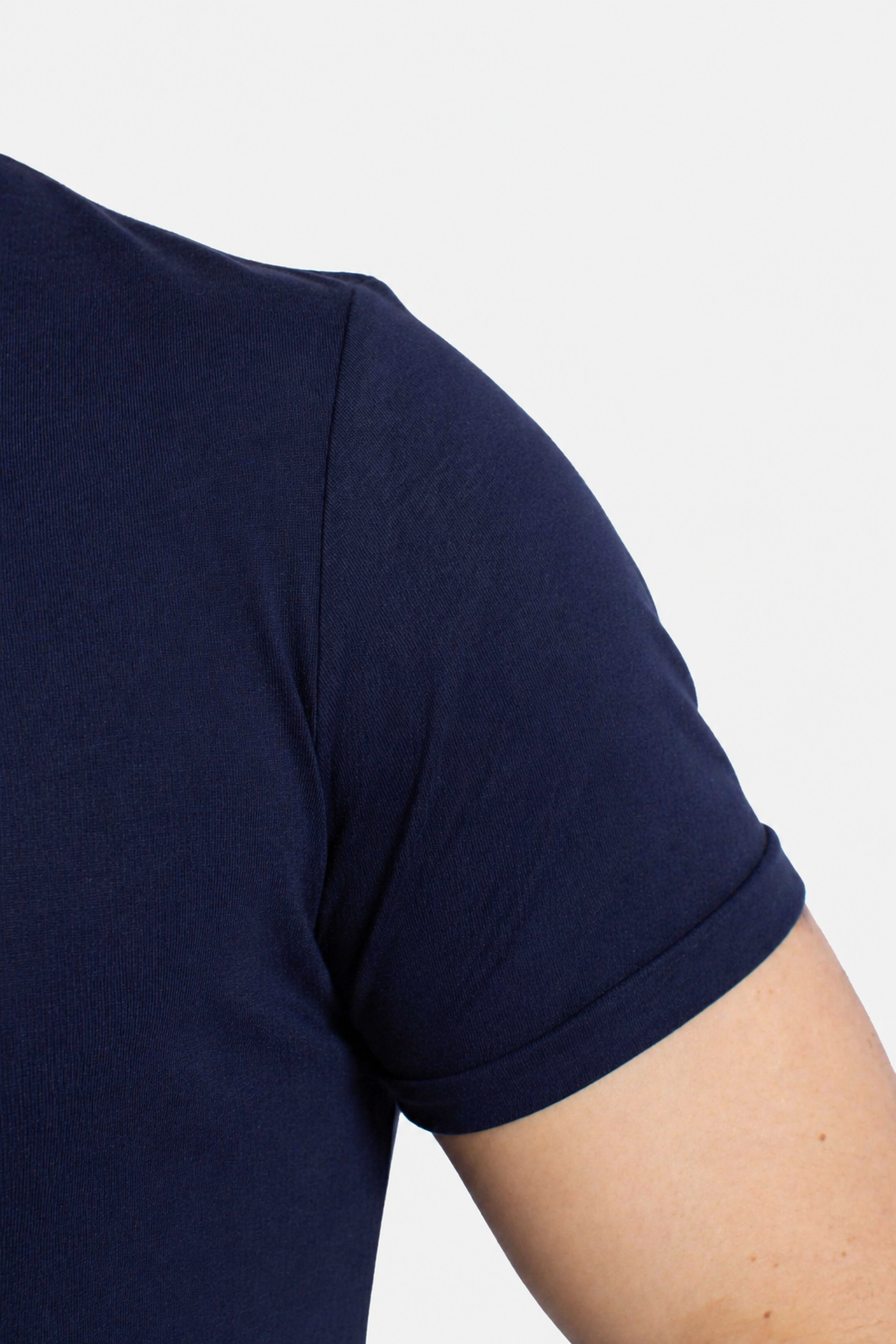 Maglietta in jersey Custom Slim-Fit navy