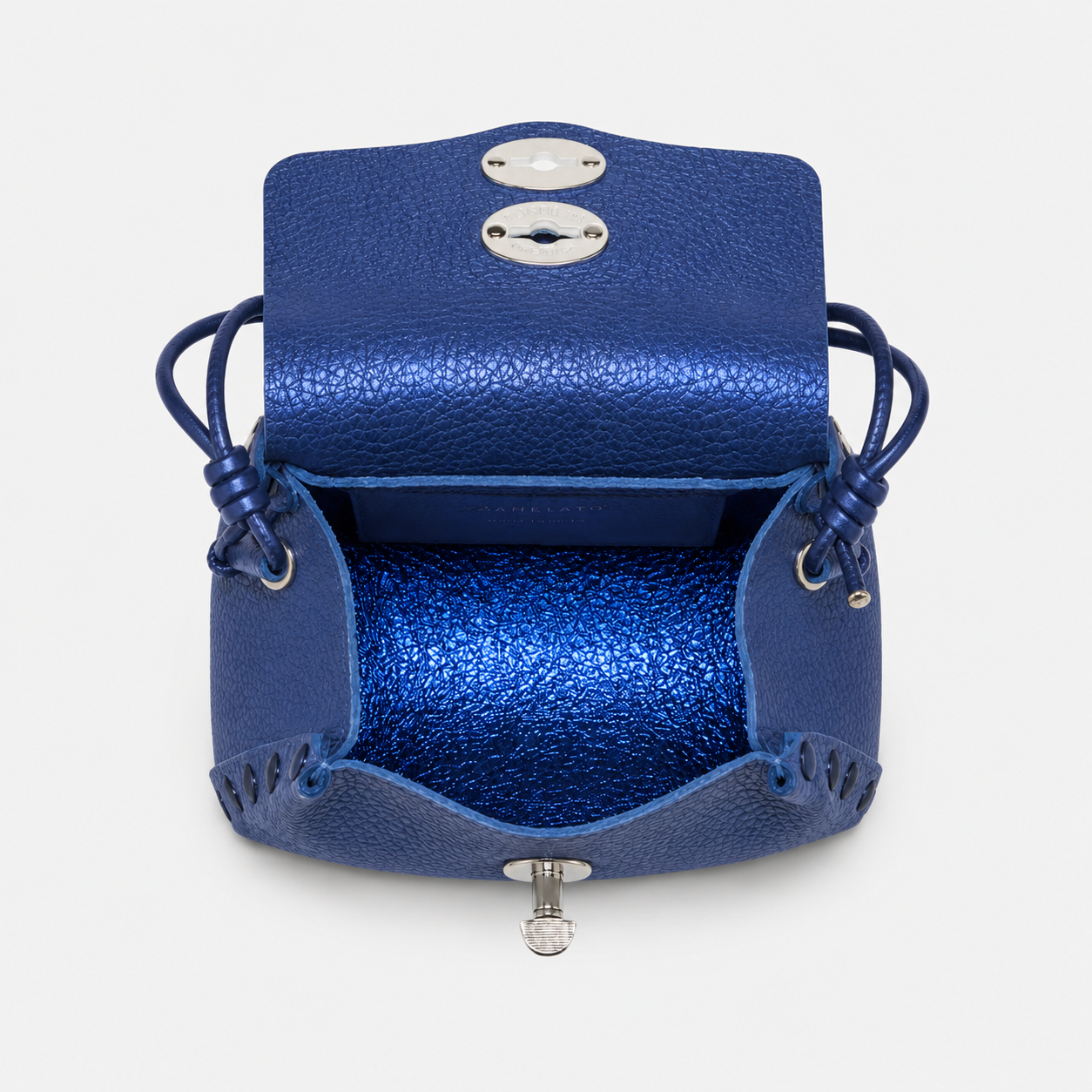 Borsa postina Daily Night Super Baby blue more di rovo