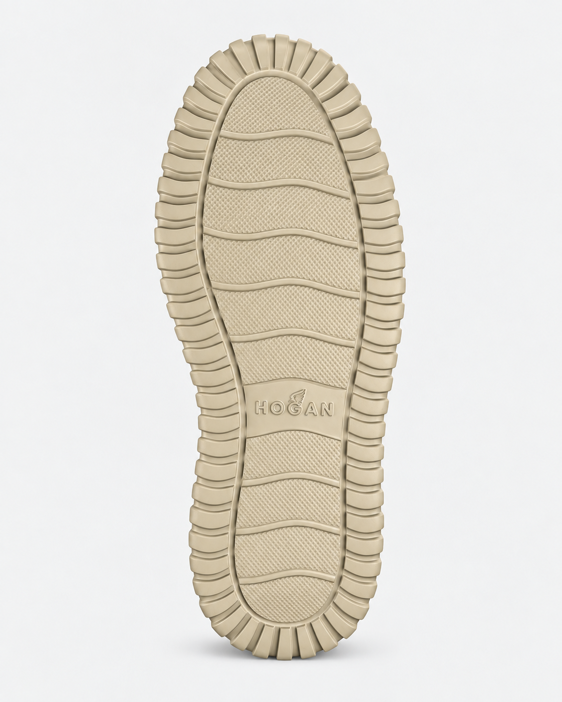 Hogan sneakers uomo h-stripes marrone