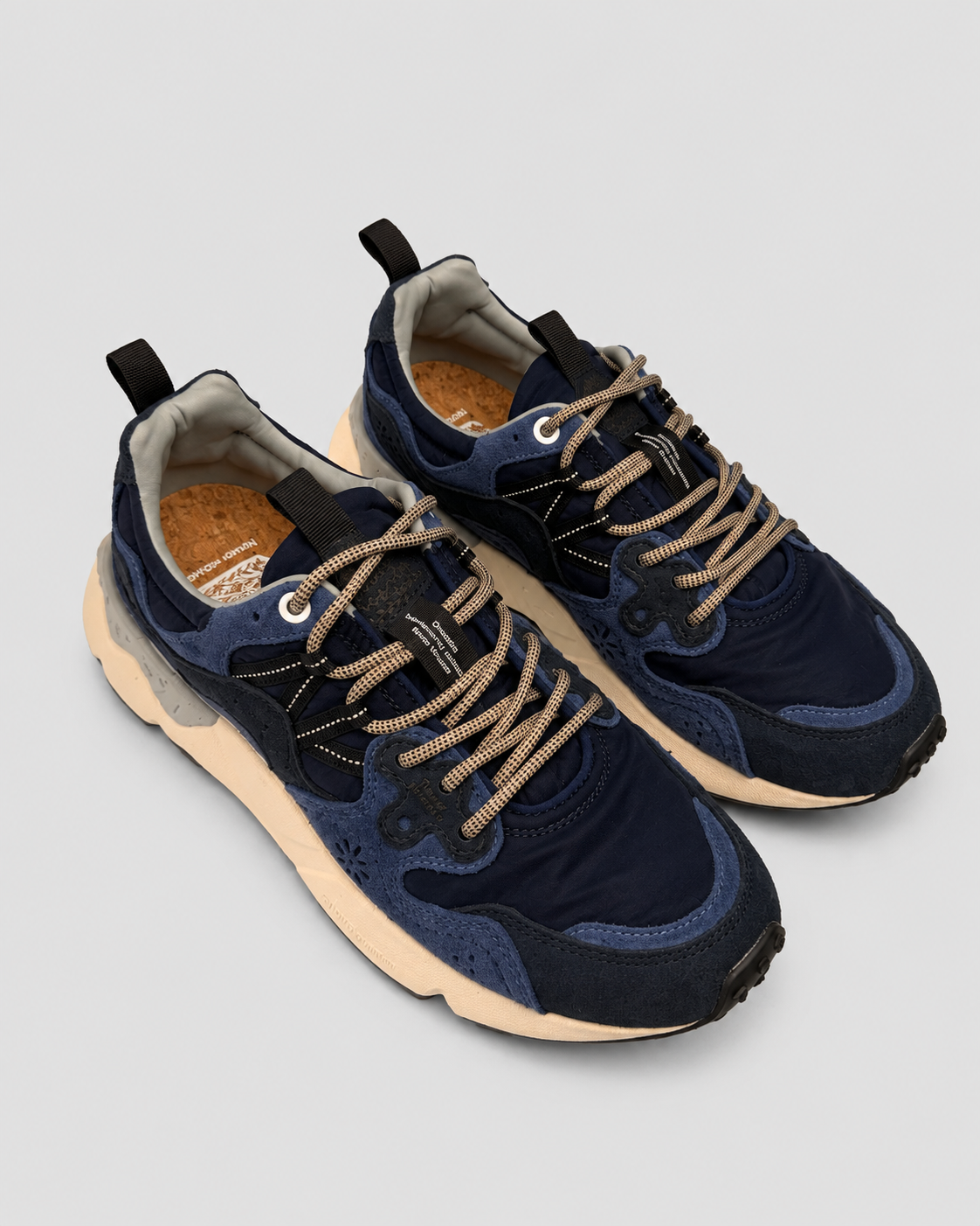 Flower mountain sneakers uomo Yamano 3 blue- bluette