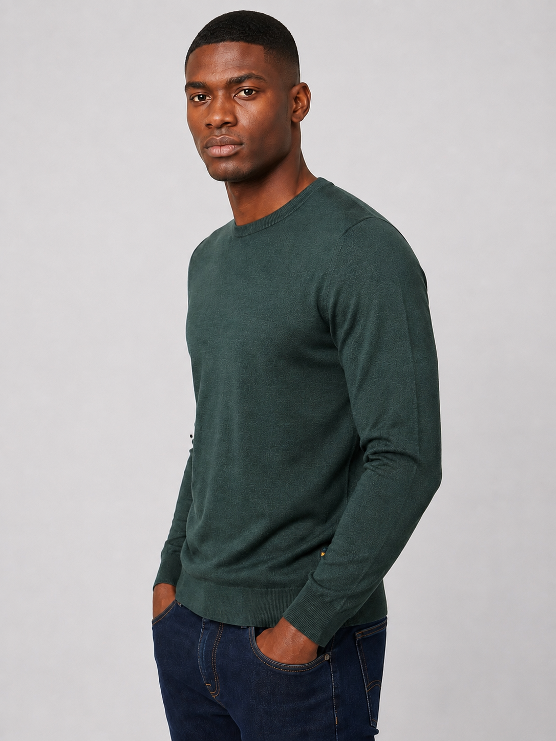 K-way maglia sebastien wool silk cashmere dk jungle