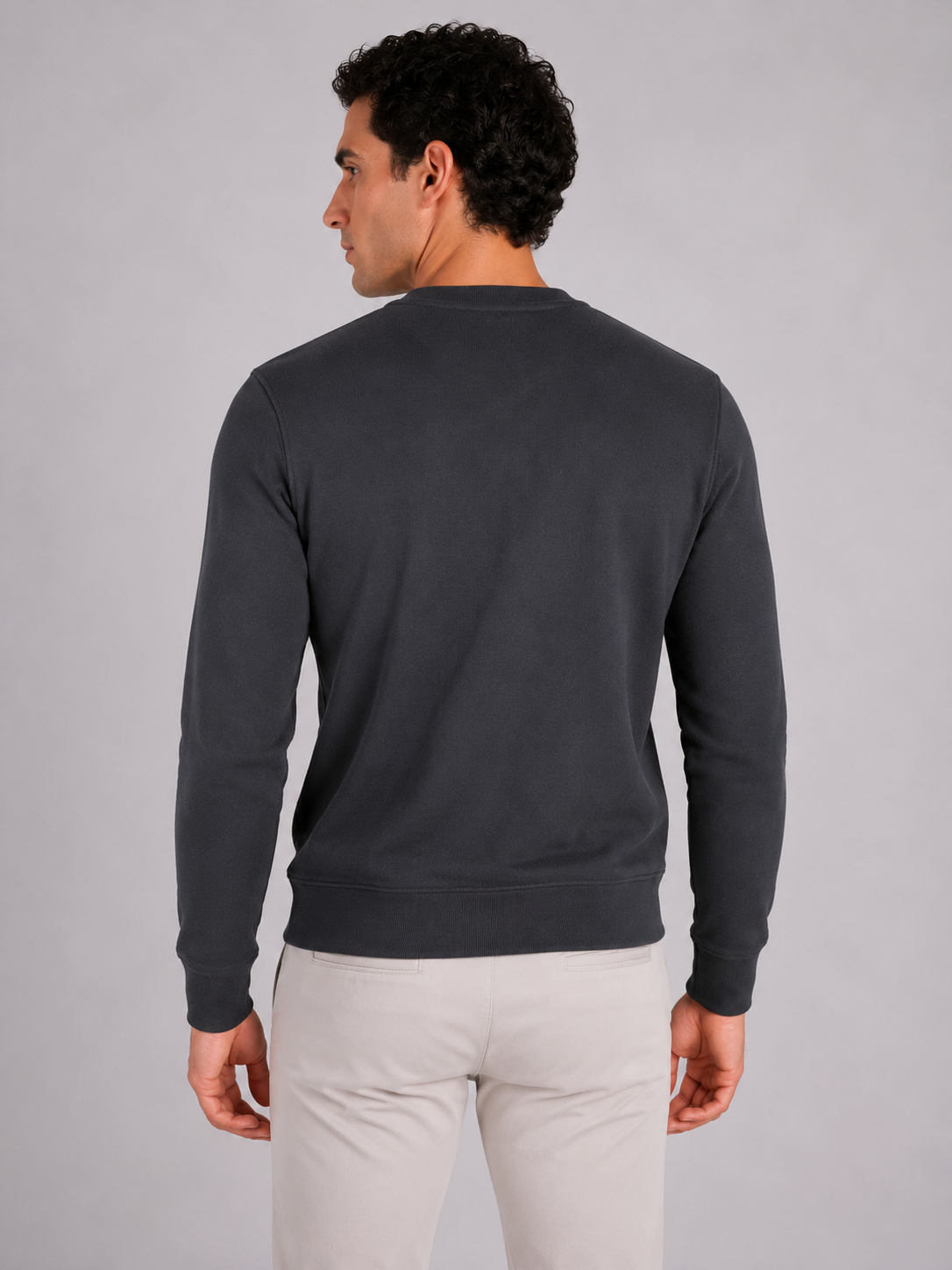 Felpa garzata Baptiste Heavy Fleece black pure