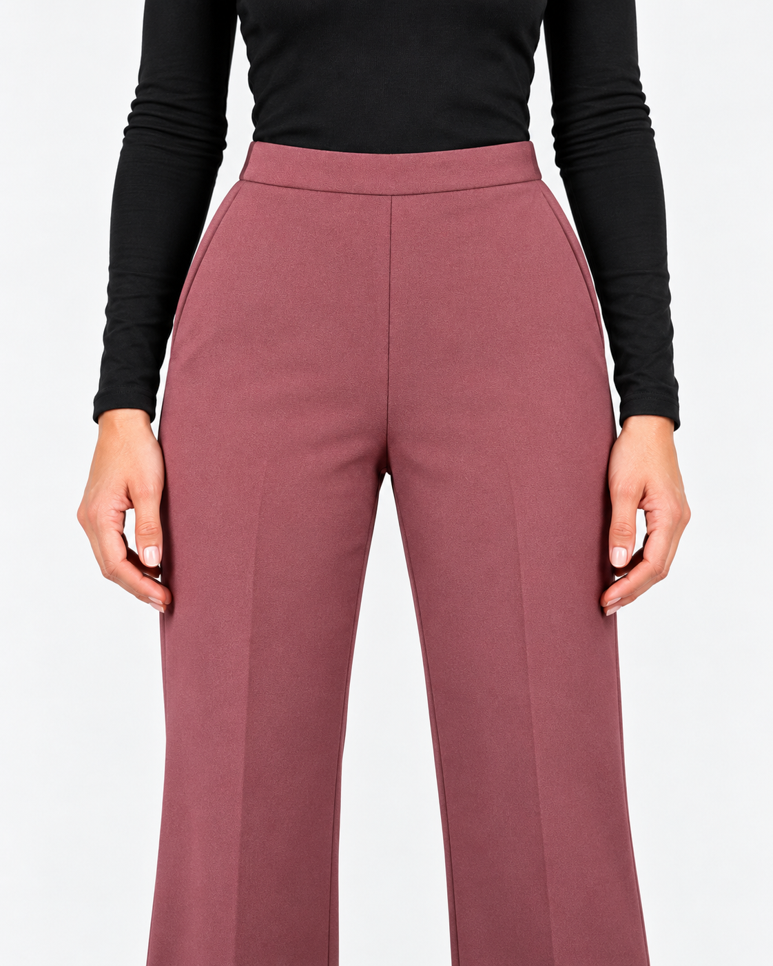 Imperial Pantalone Donna Malva a Vita Alta