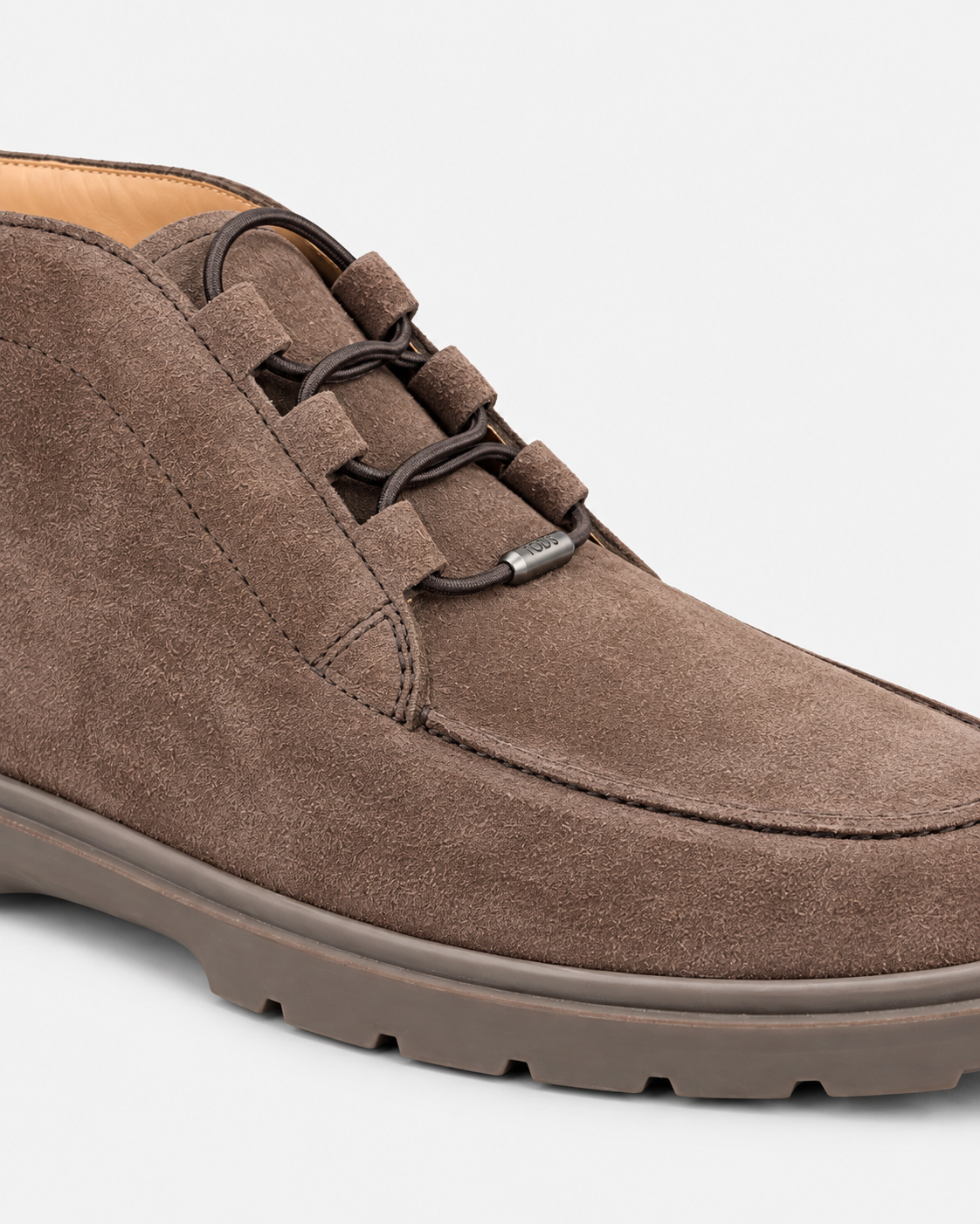 Tod’s Polacchino Uomo in Pelle Scamosciata Marrone