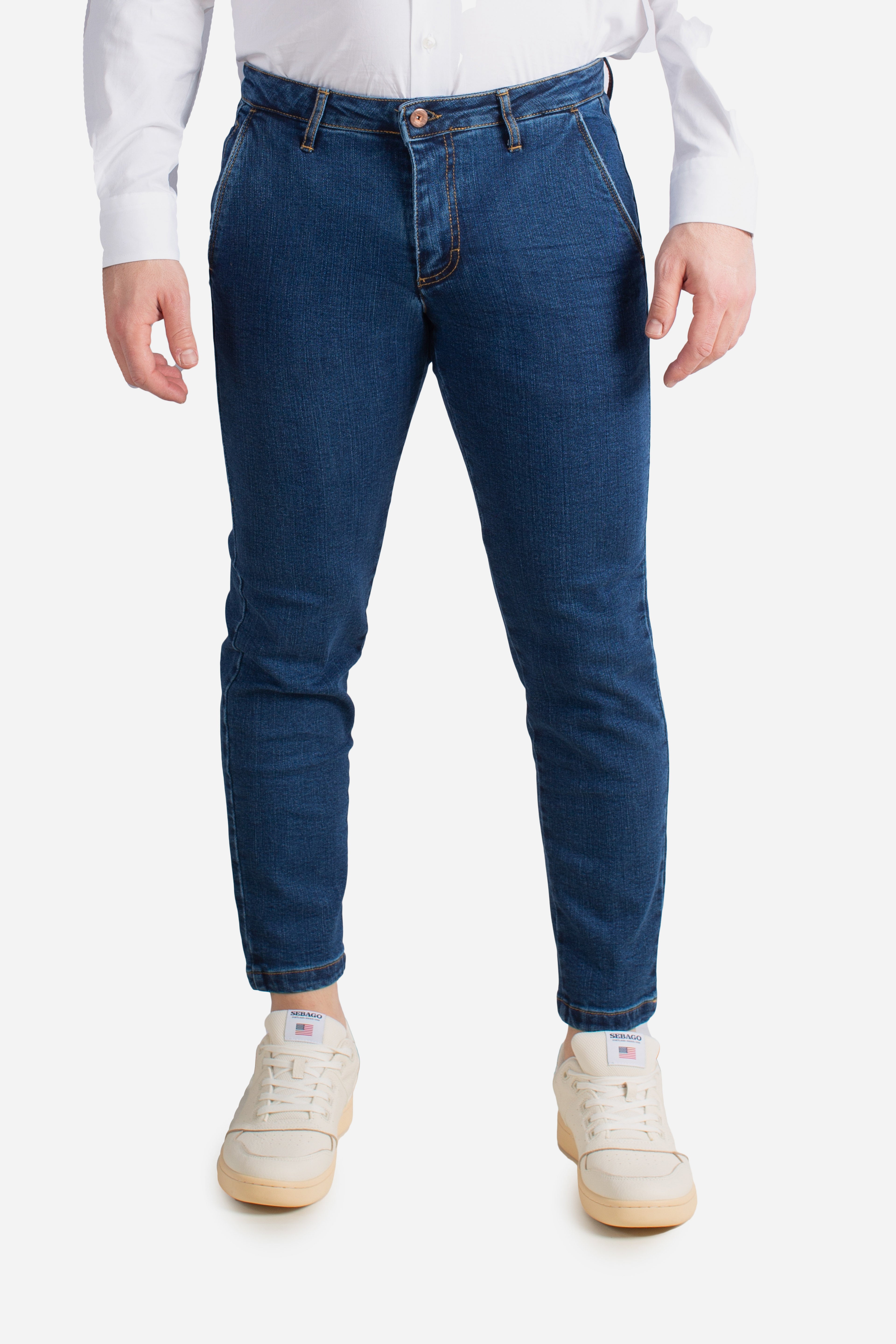 Denim Napoli tasca America blu intermedio