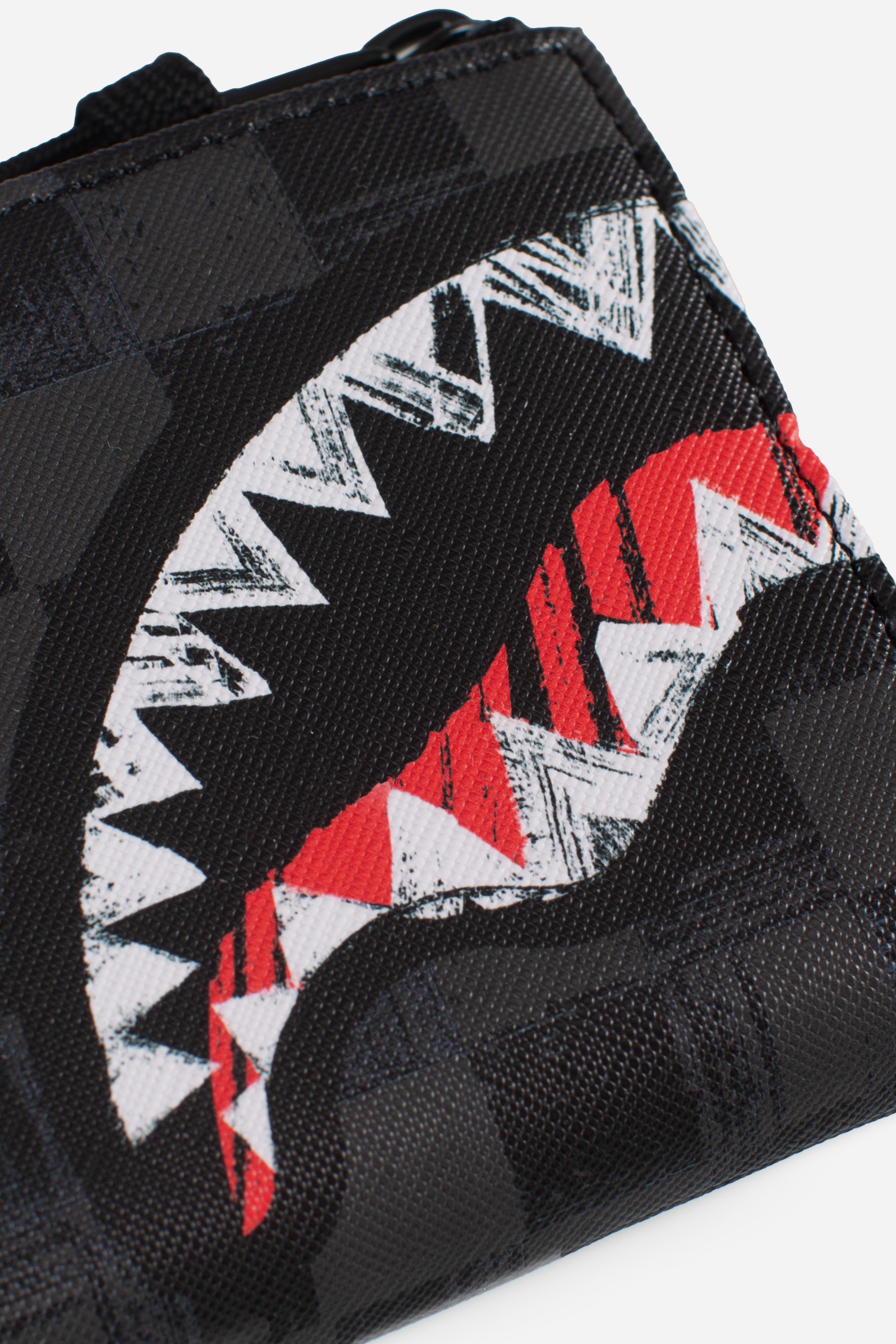 Portacarte scribble black