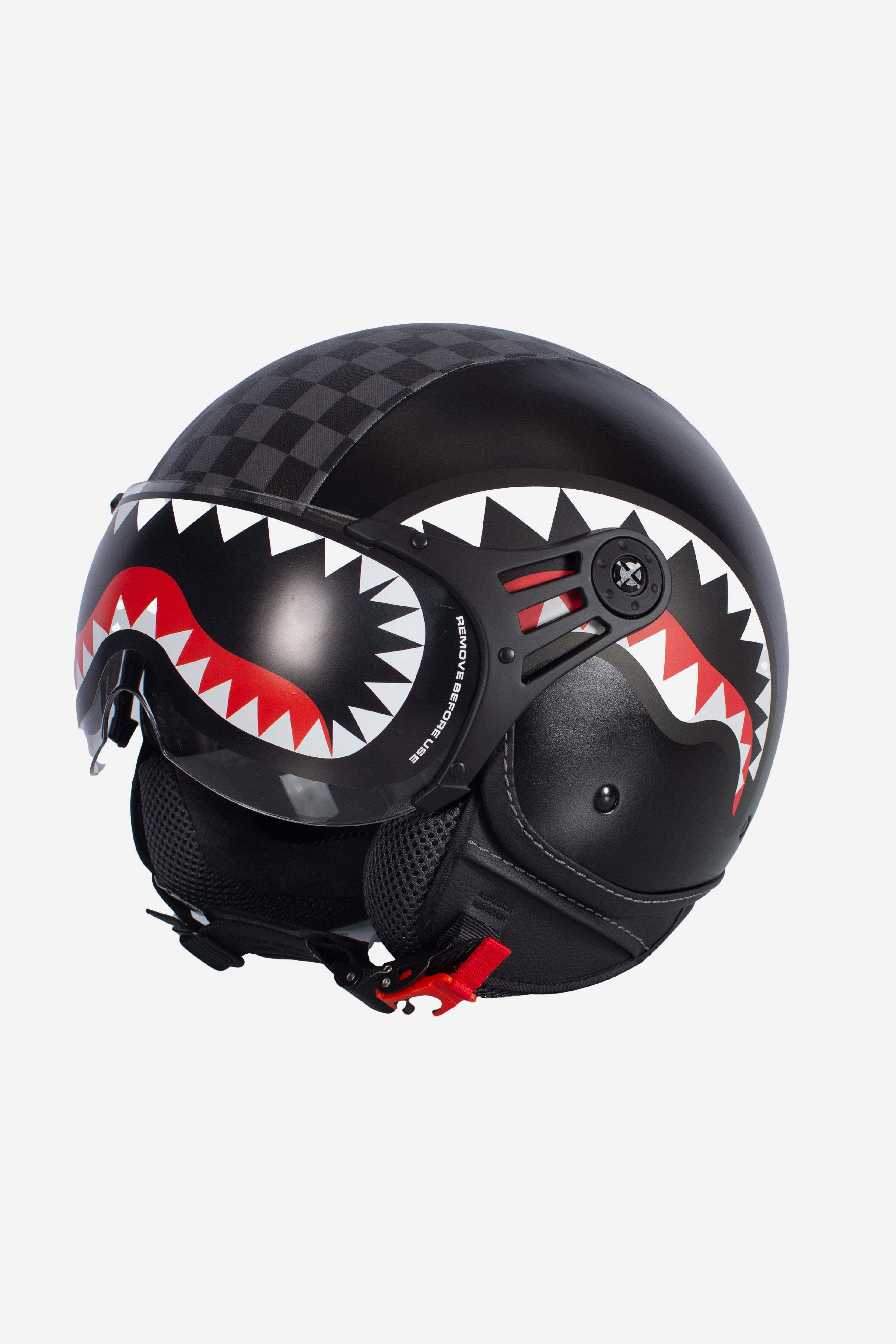 Casco da moto sharks in paris helmet grey
