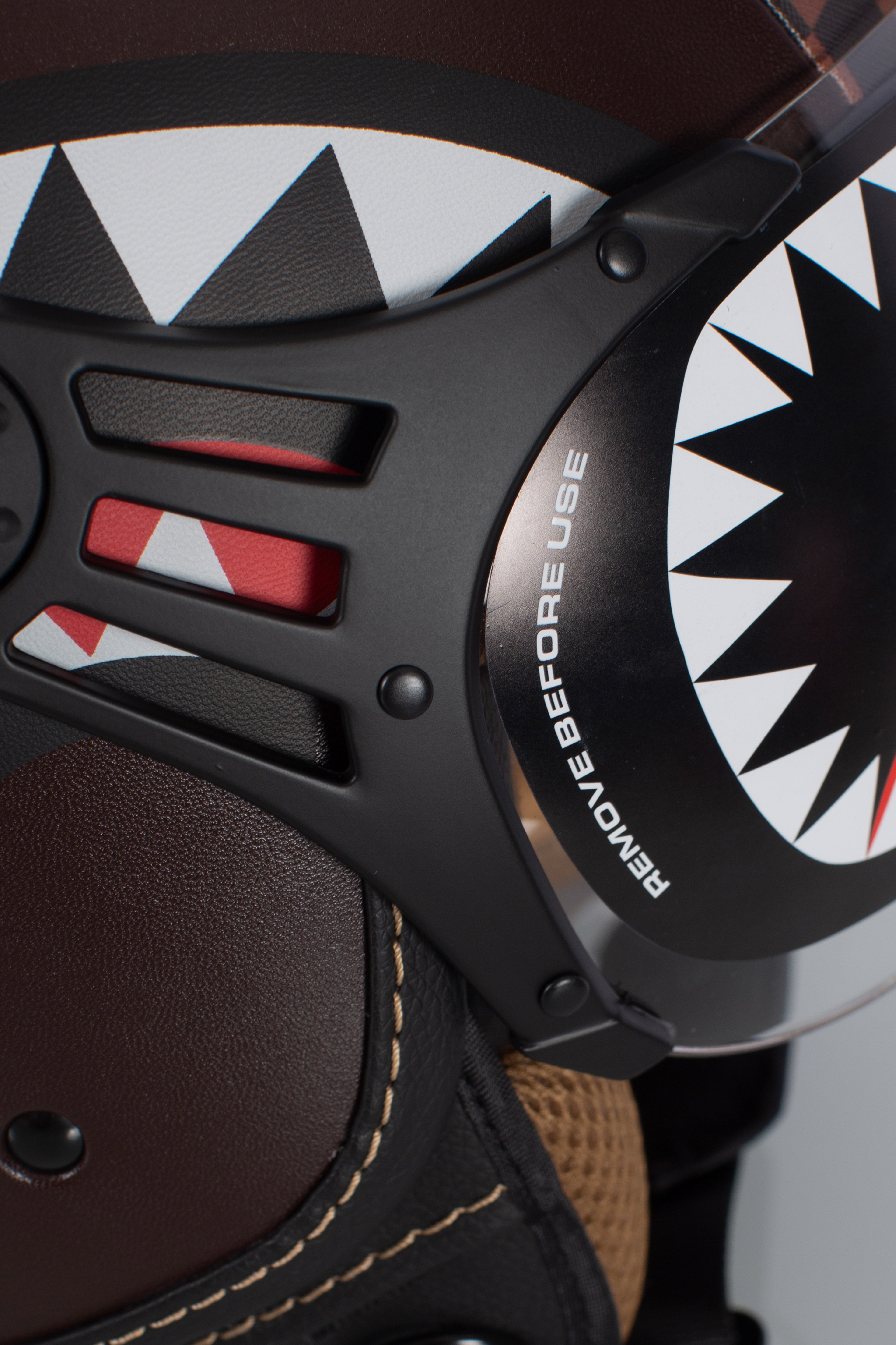 Casco da moto Sharks in Paris Helmet Brown