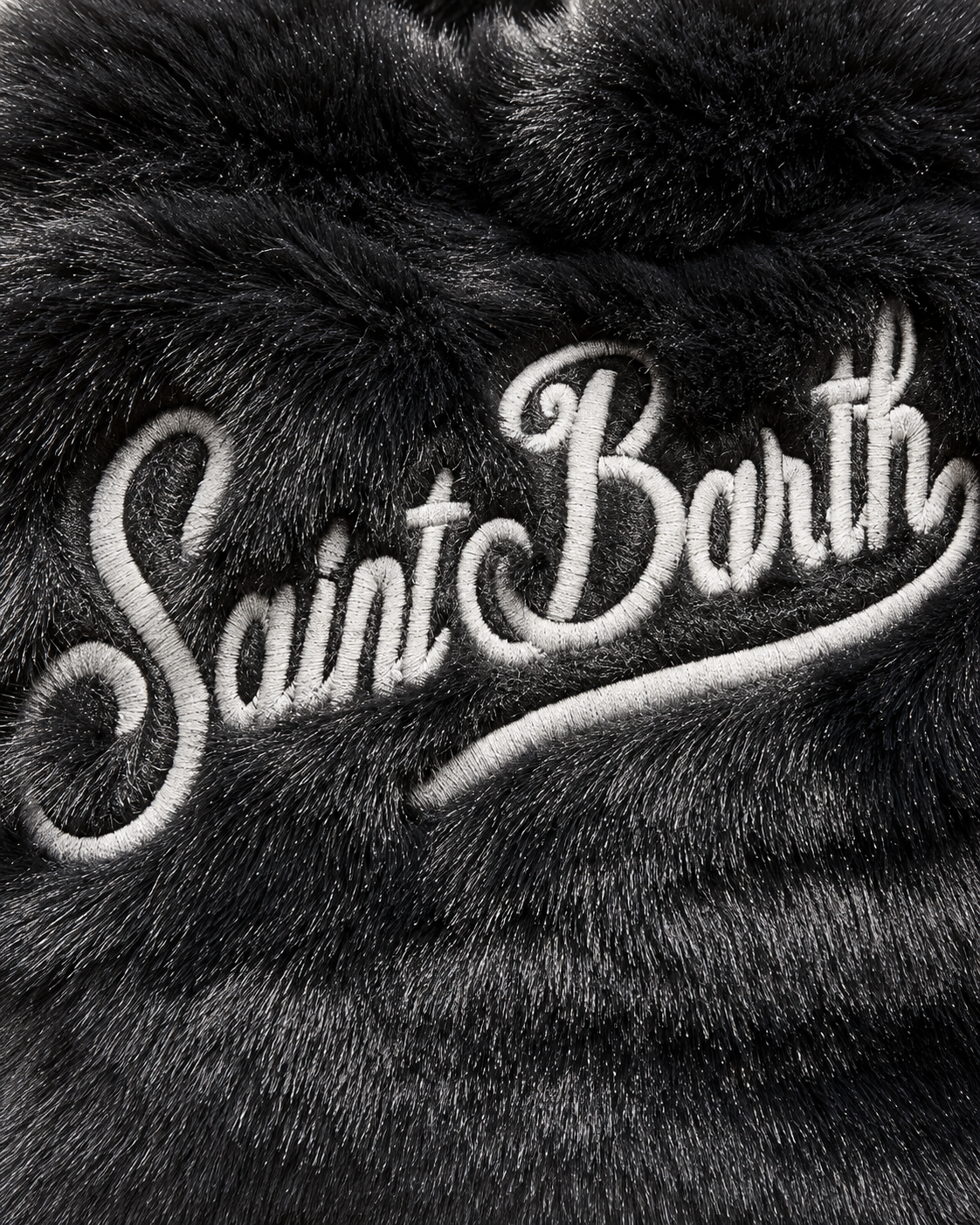MC2 Saint Barth Borsa Donna Vanity Mini Soft Fur Nera