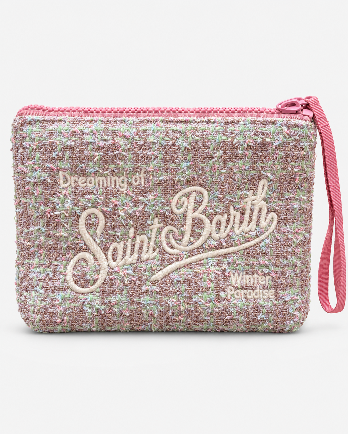 MC2 Saint Barth Pochette Donna Aline Lurex Multicolore Rosa