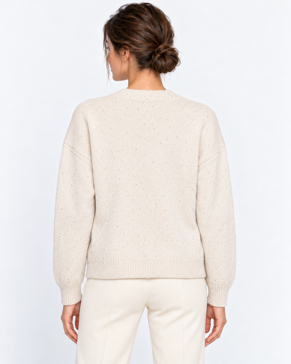 MC2 Saint Barth Cardigan Donna Sasi Donegal Cowgirl Panna