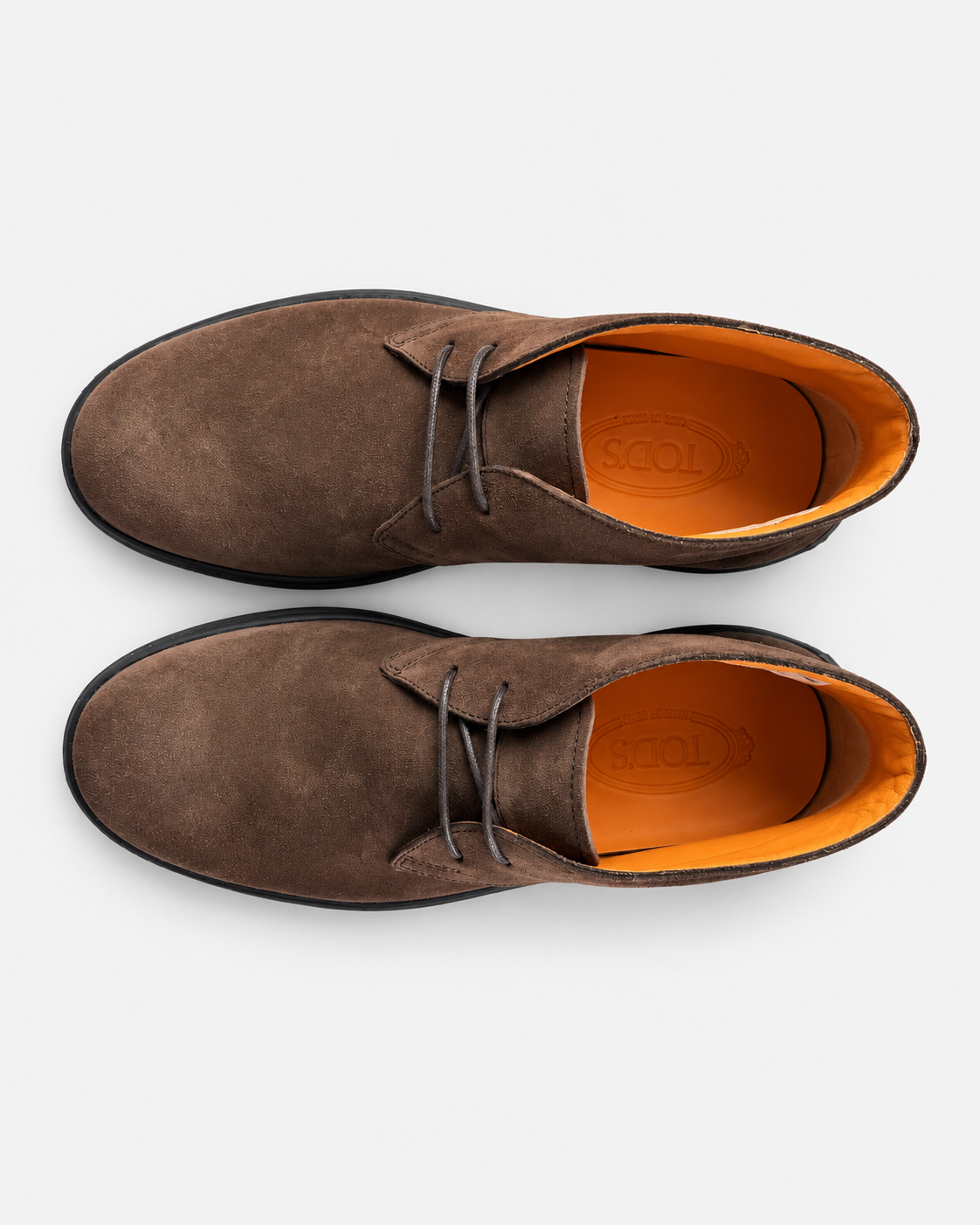 Tod’s Polacchino Uomo Winter Gommino in Pelle Scamosciata Marrone