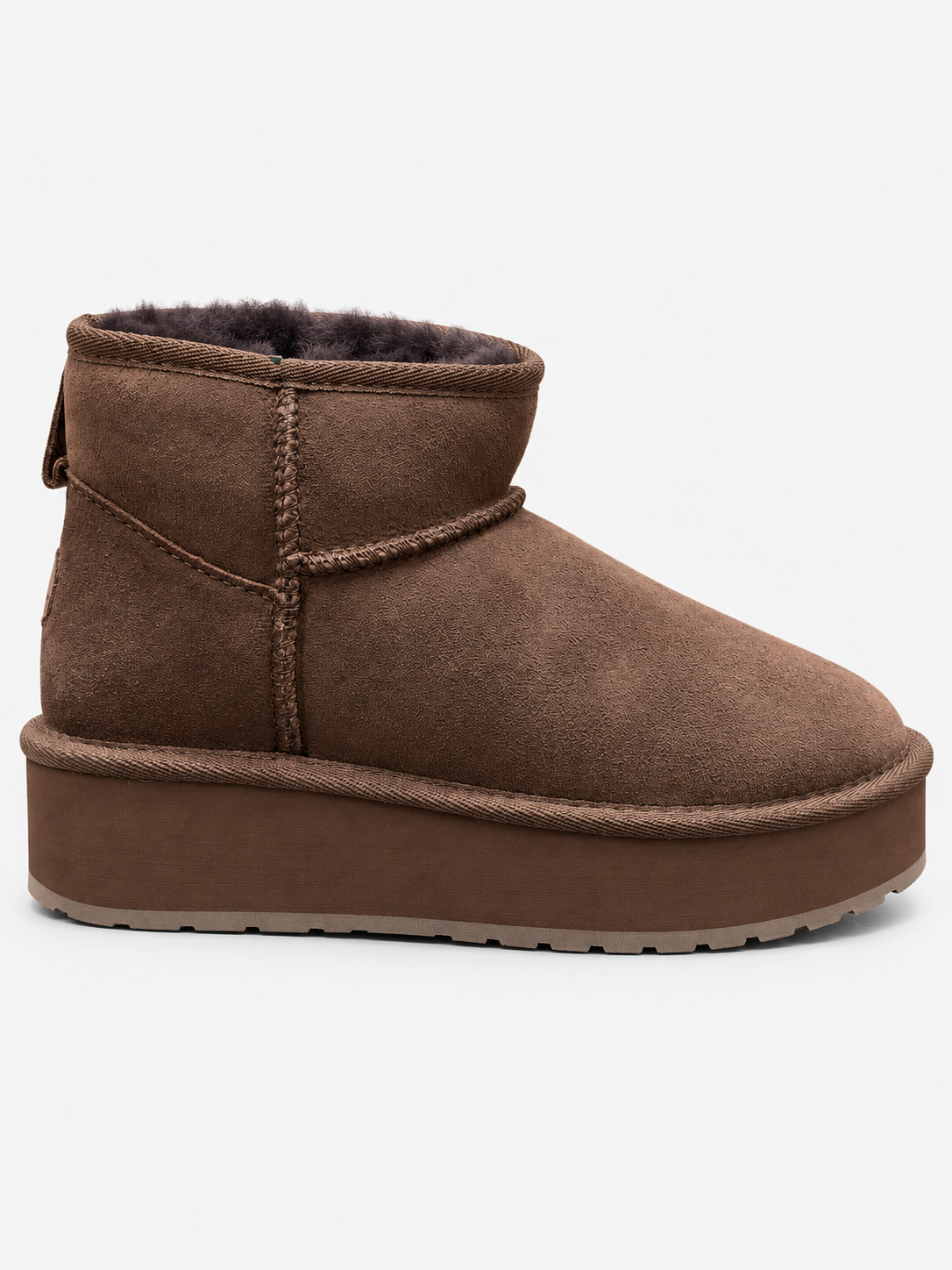 EMU Australia Stivaletti Donna Stinger Micro Flatform 2.0 Chocolate