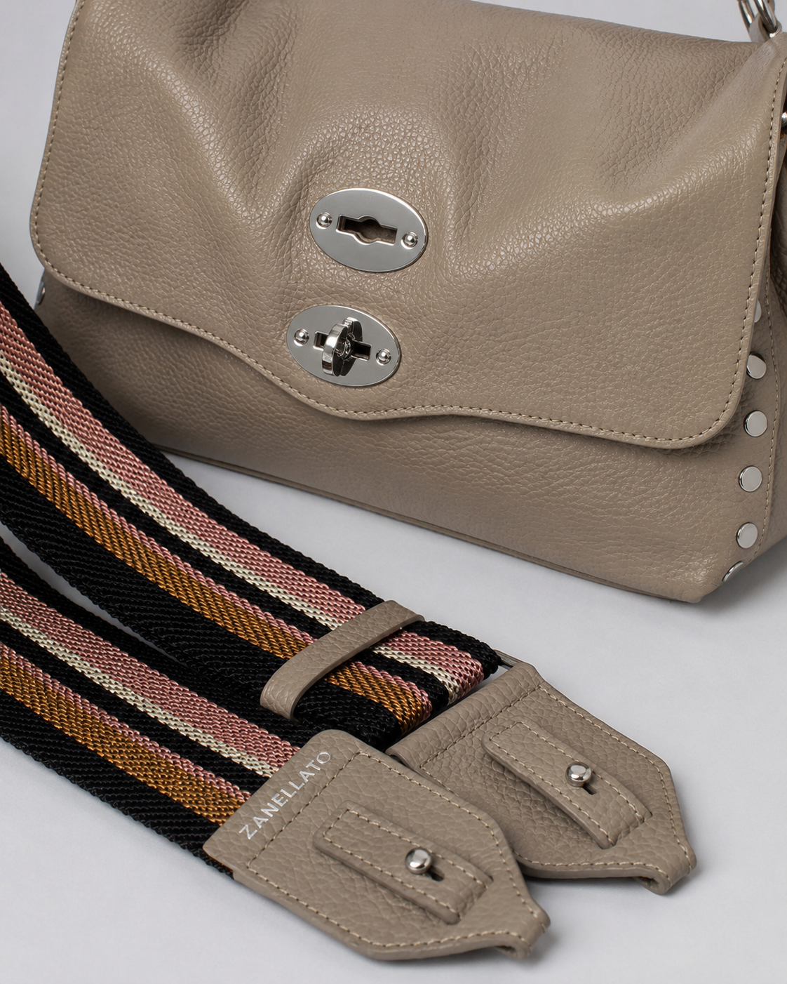 Borsa postina S daily giorno grey creta