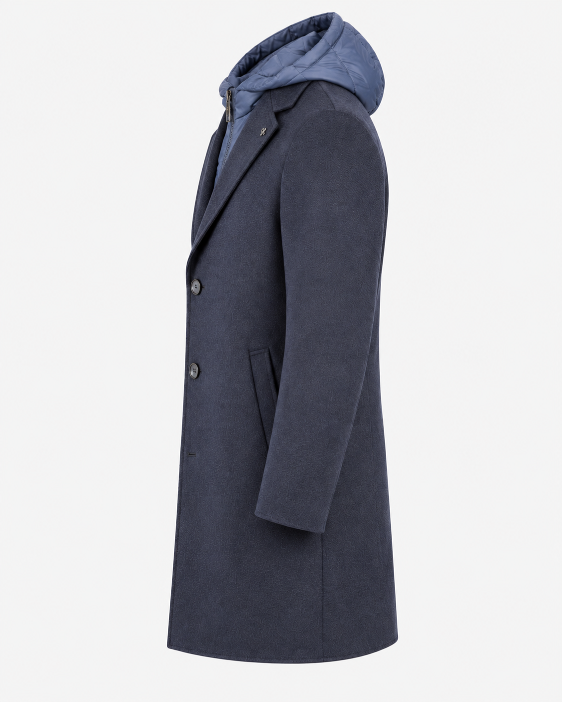 Distretto 12 Cappotto Doppiopetto Uomo Essex Blu