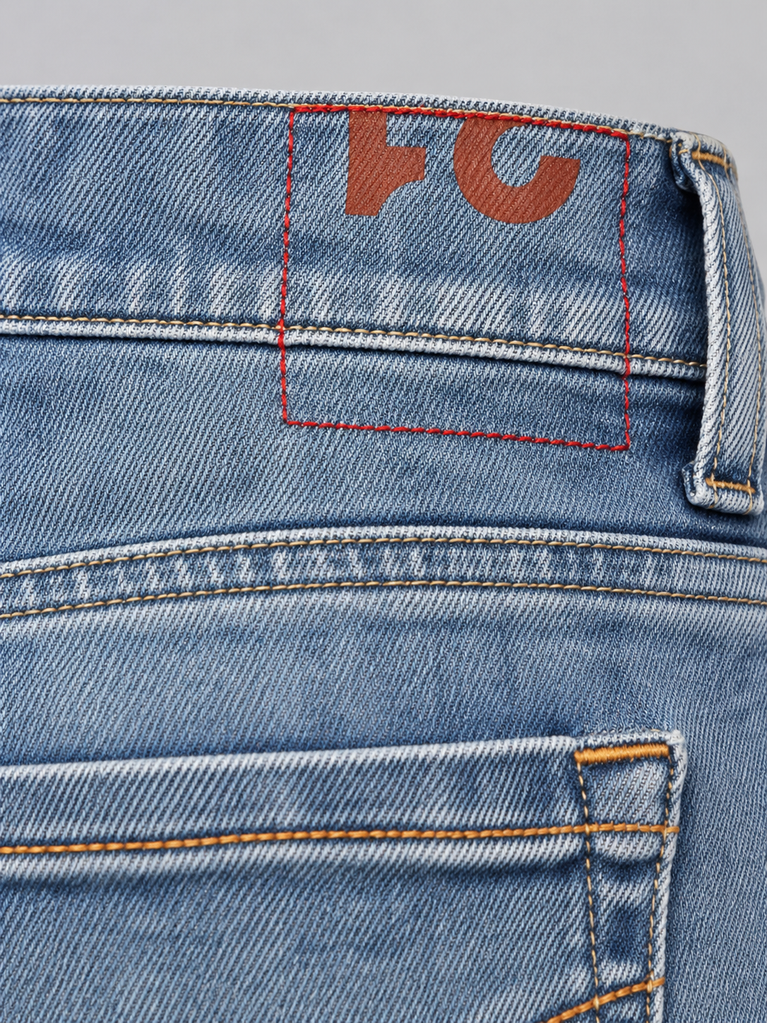 Dondup Jeans Uomo George Slim Fit Light Blue