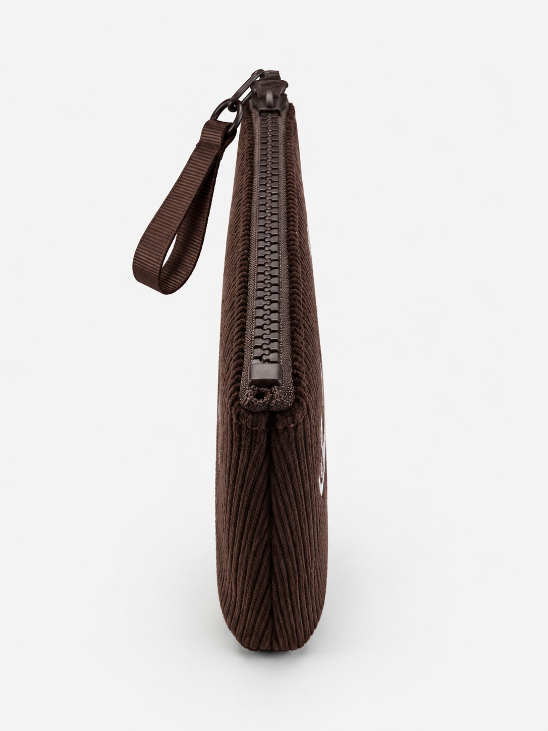 MC2 Saint Barth Pochette Donna Aline Mini in Velluto a Coste Marrone