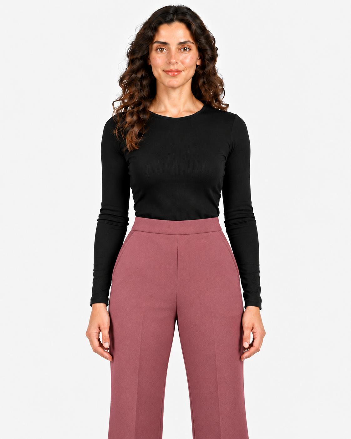 Imperial Pantalone Donna Malva a Vita Alta