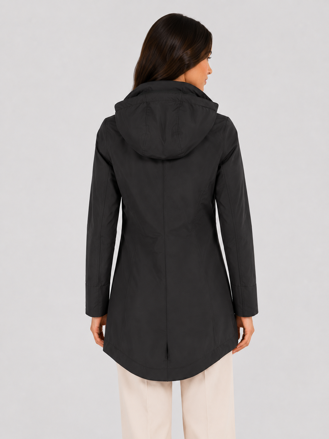 trench MATHY BONDED BLACK - BLUE DEPTH