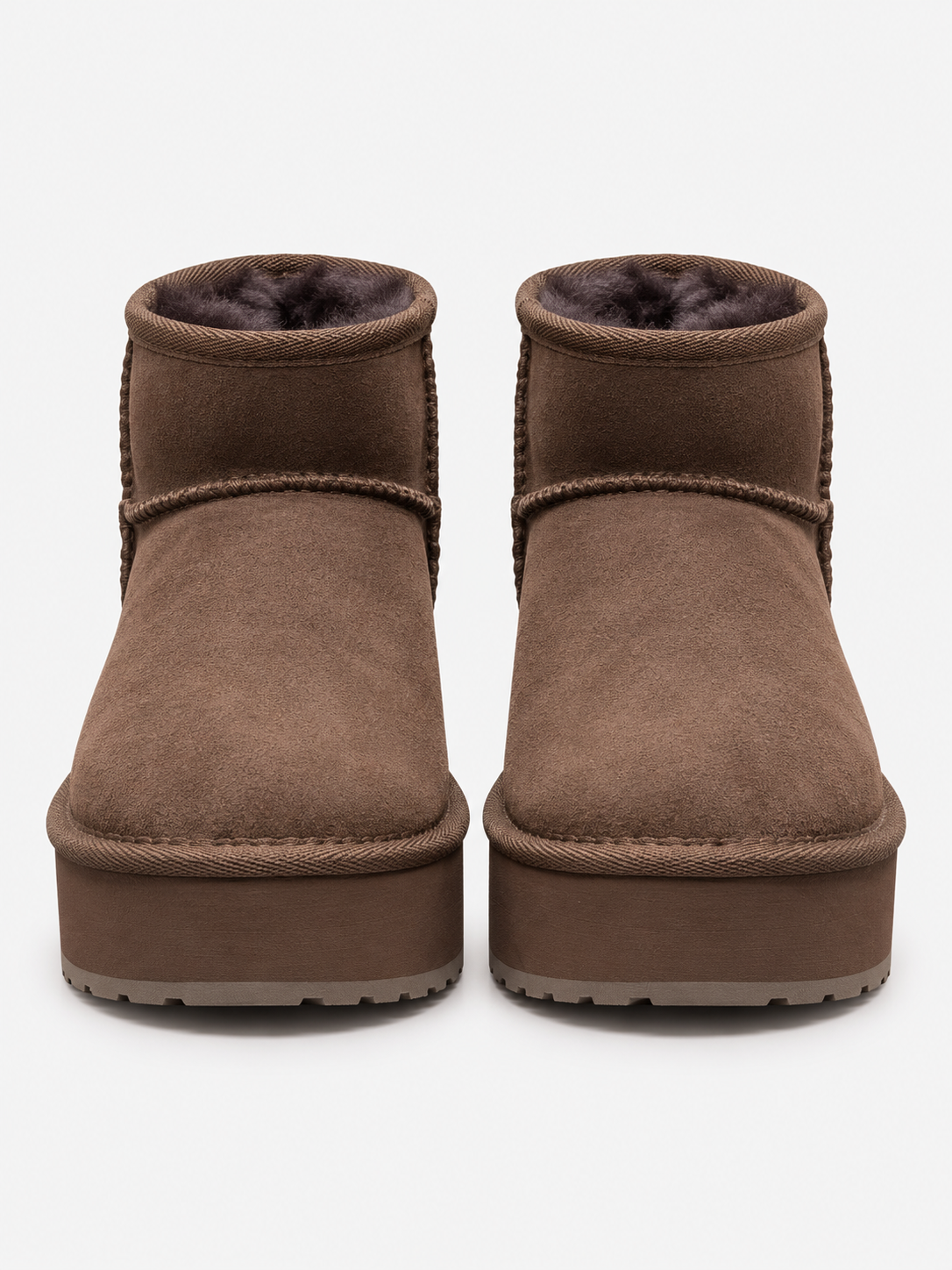 EMU Australia Stivaletti Donna Stinger Micro Flatform 2.0 Chocolate