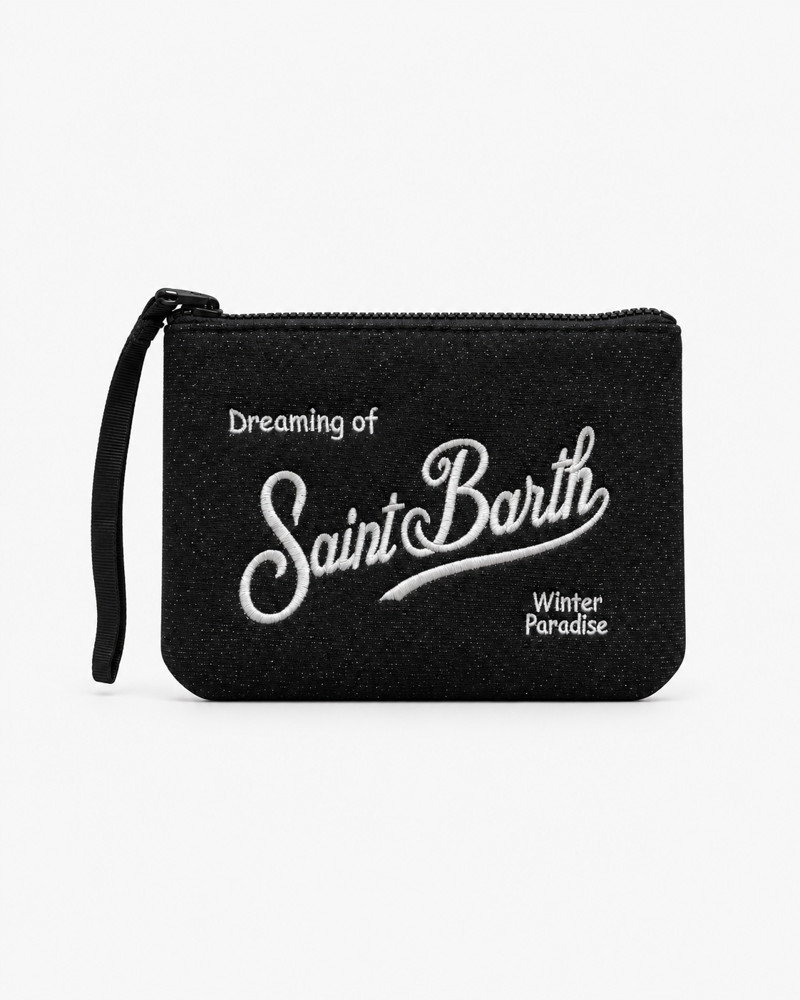 MC2 Saint Barth Pochette Donna Aline Lurex Nera