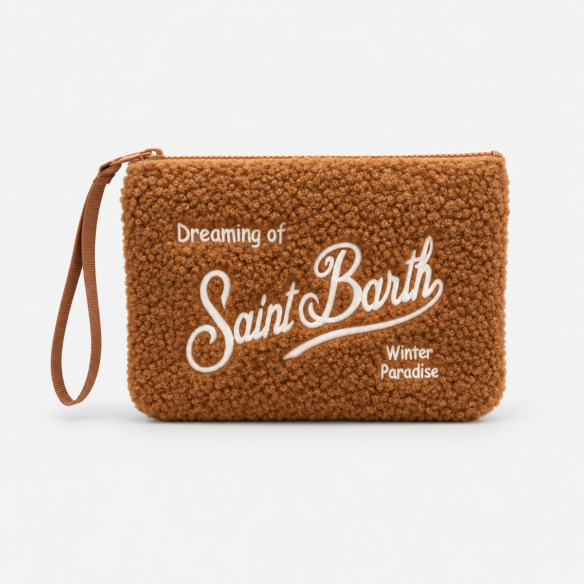 MC2 Saint Barth Pochette Donna Aline Teddy Color Cognac