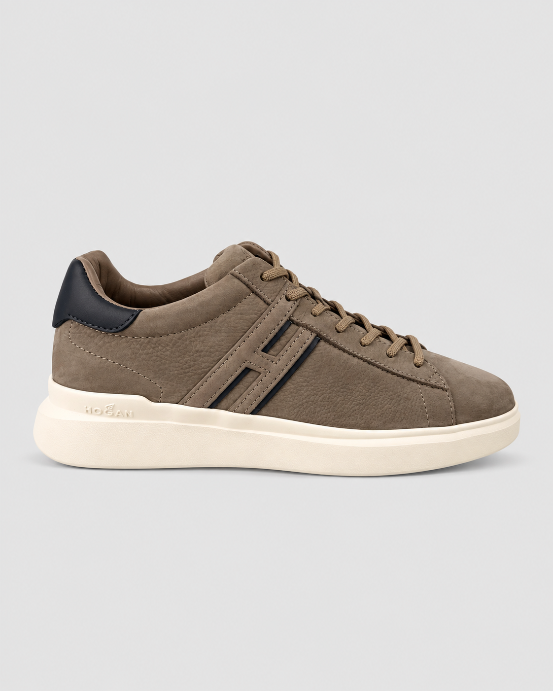 Hogan sneakers uomo h580 marrone