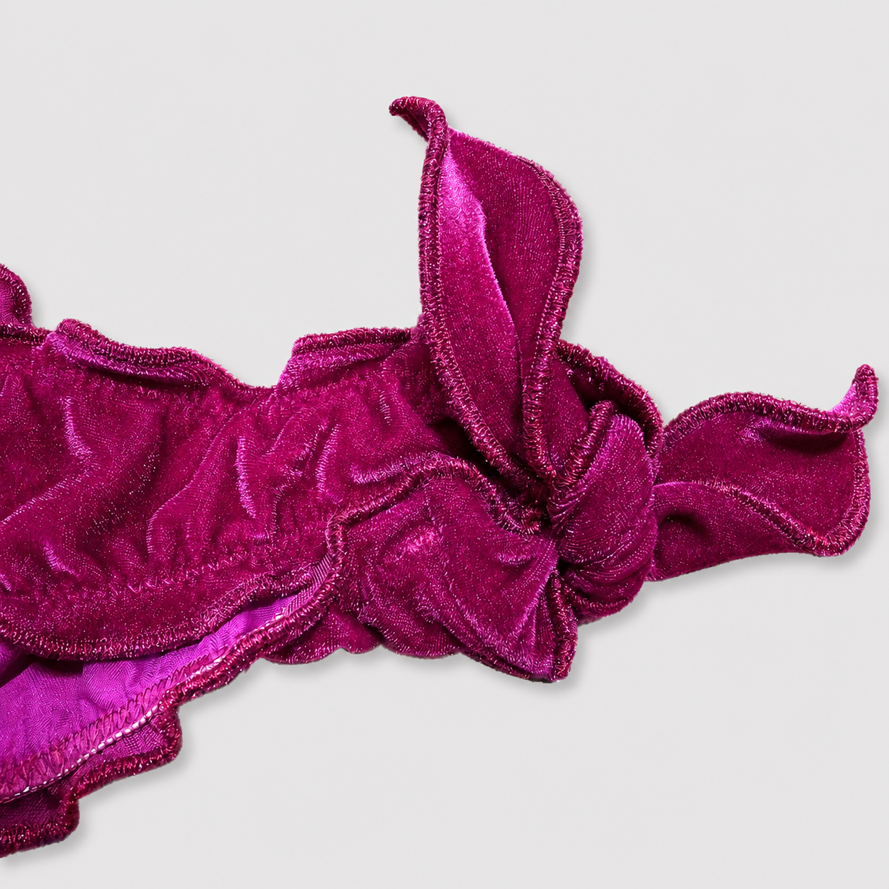 Slip Moon MC2 Saint Barth in velluto fucsia