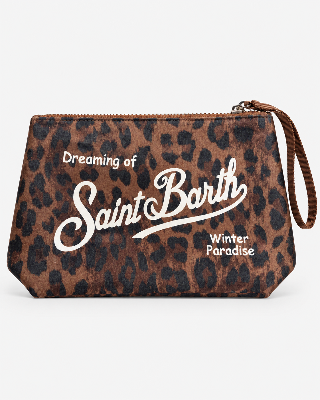 MC2 Saint Barth Gift Box Donna Dark Leopard con Pochette e Berretto